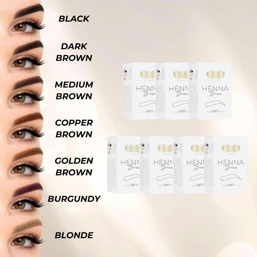 Henna Brows Basic Set inkl. gratis Online-Schulung | CFB Cosmetics®
