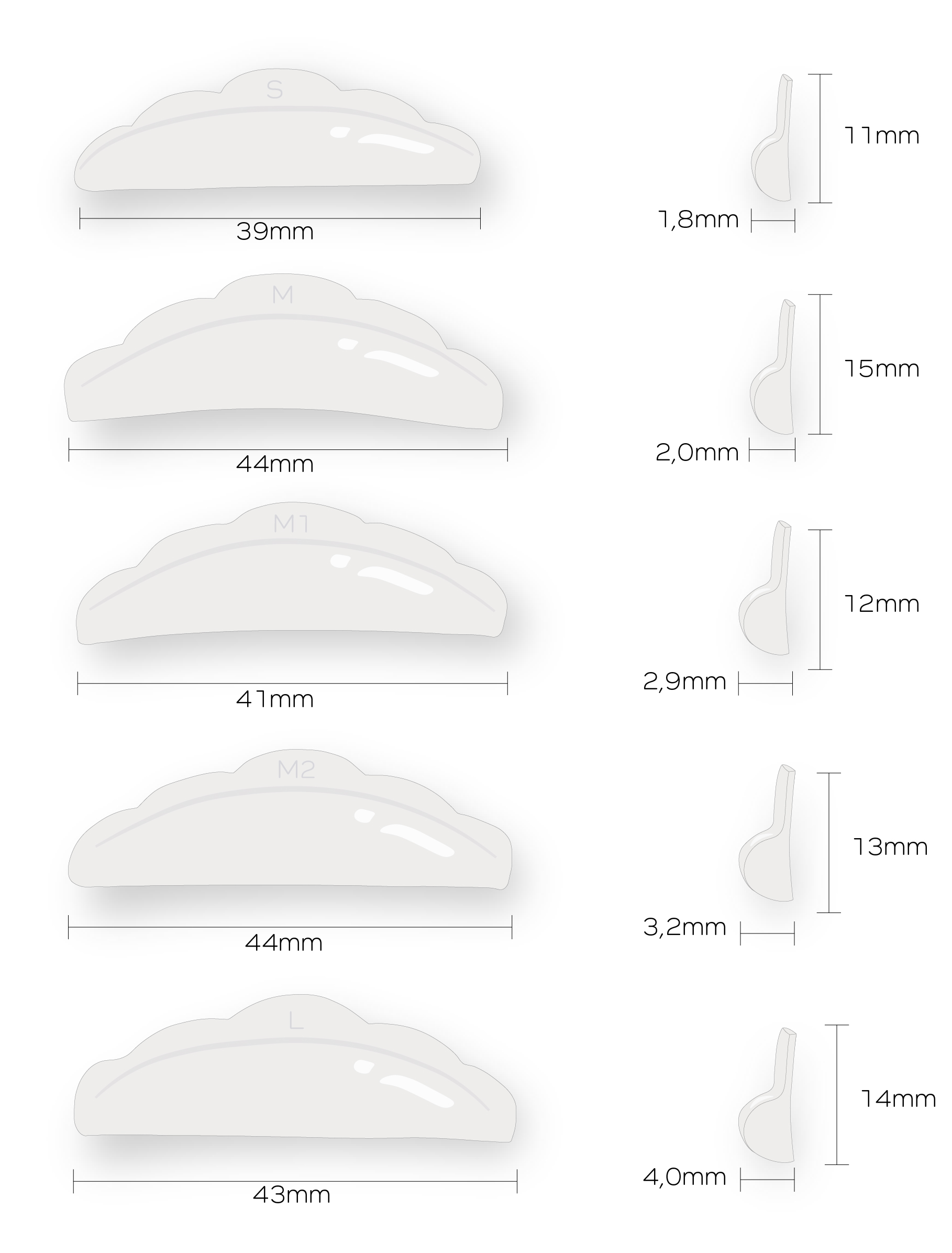 Silikonpads-Extra-Soft Silikonpads | EXTRA SOFT | EXTRA FLEXIBEL
