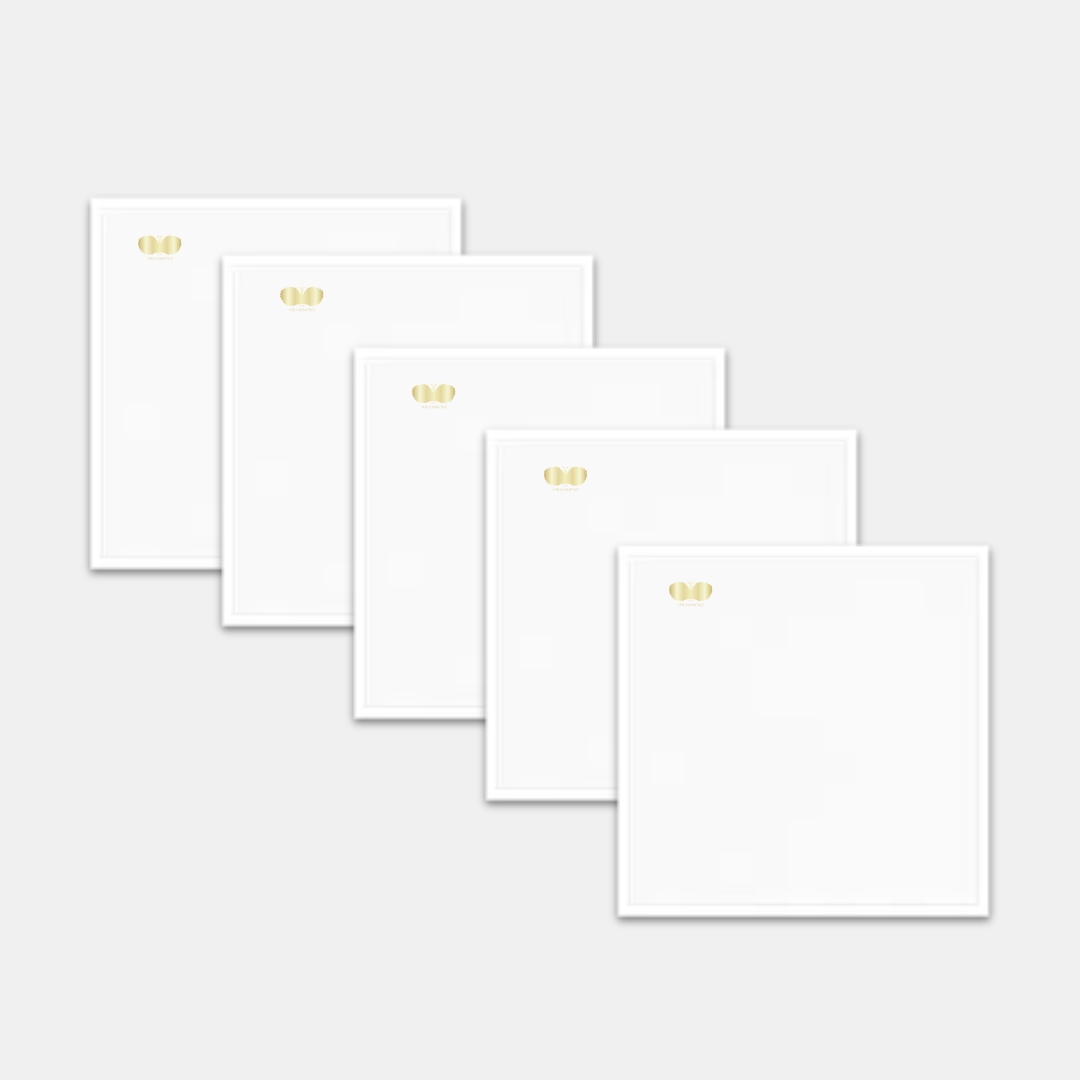 VUKI | Wimpernunterlage inkl. Silikontray | Keramik | 20x20cm | 5er Set