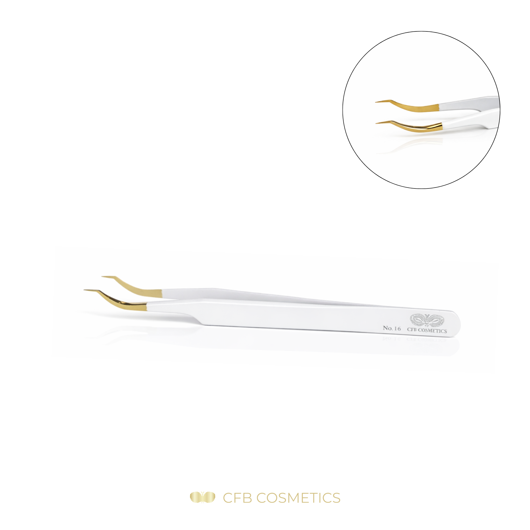 Luxury Pinzette No 16 zum präzisen Separieren CFB Cosmetics®