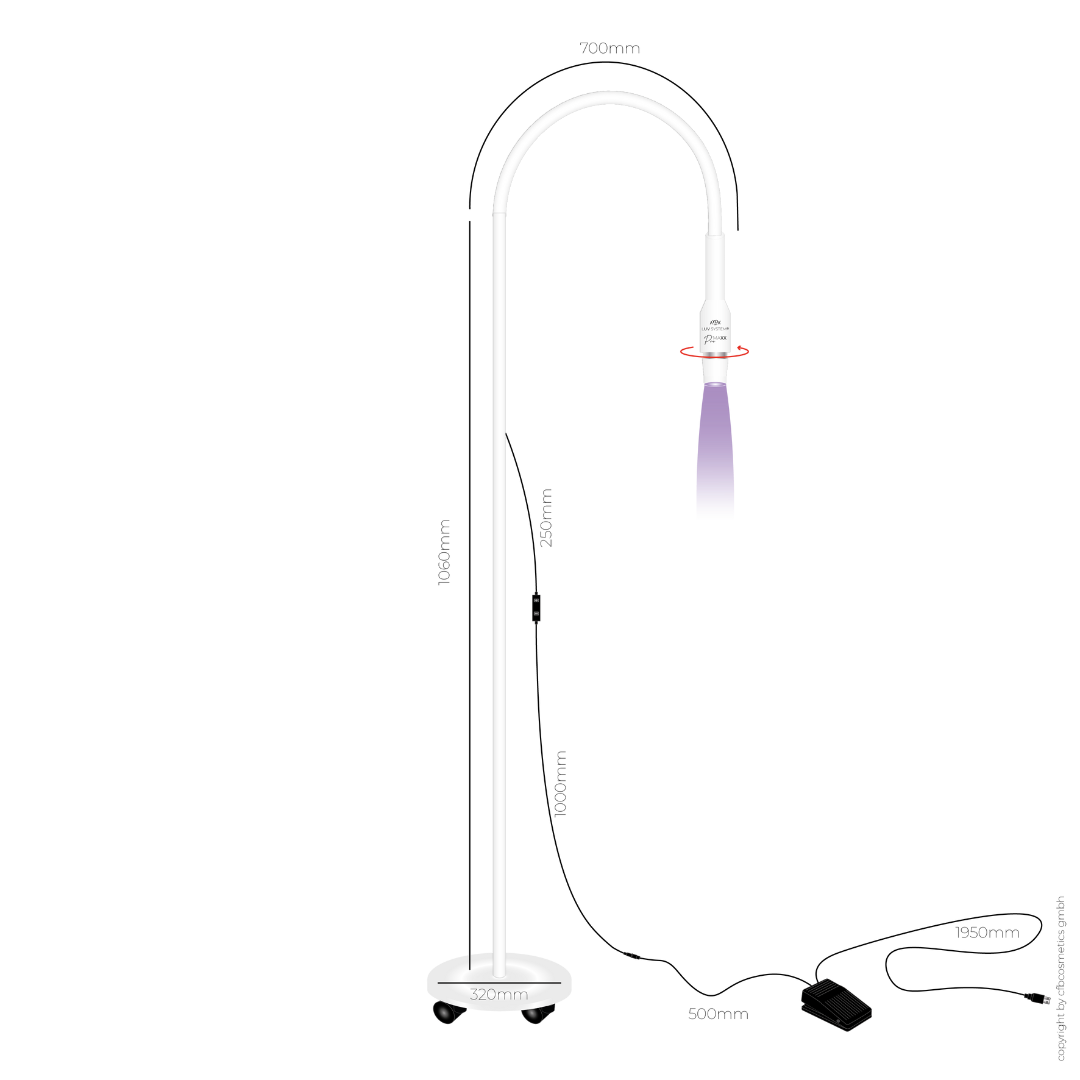 UV Lampe Set | PRO Maxx | UV Wimpernverlängerung (verfügbar ab 23.02.2025)