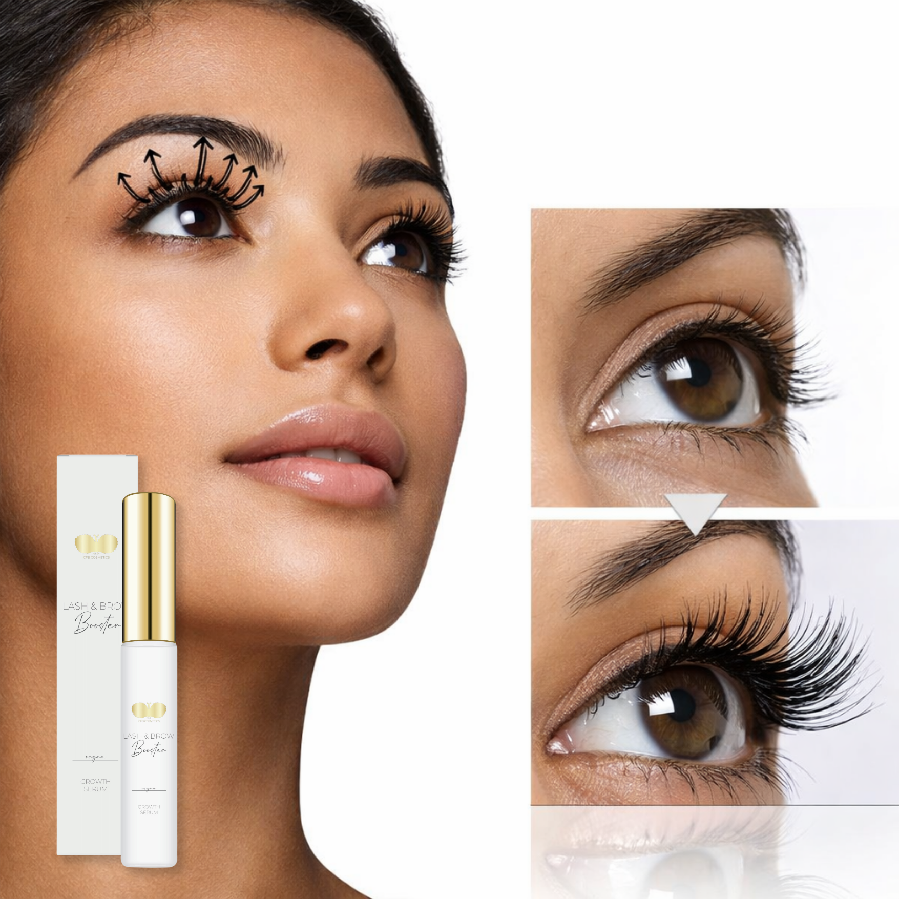 Lash & Brow Booster Wimpernserum für Wachstum | CFB Cosmetics®