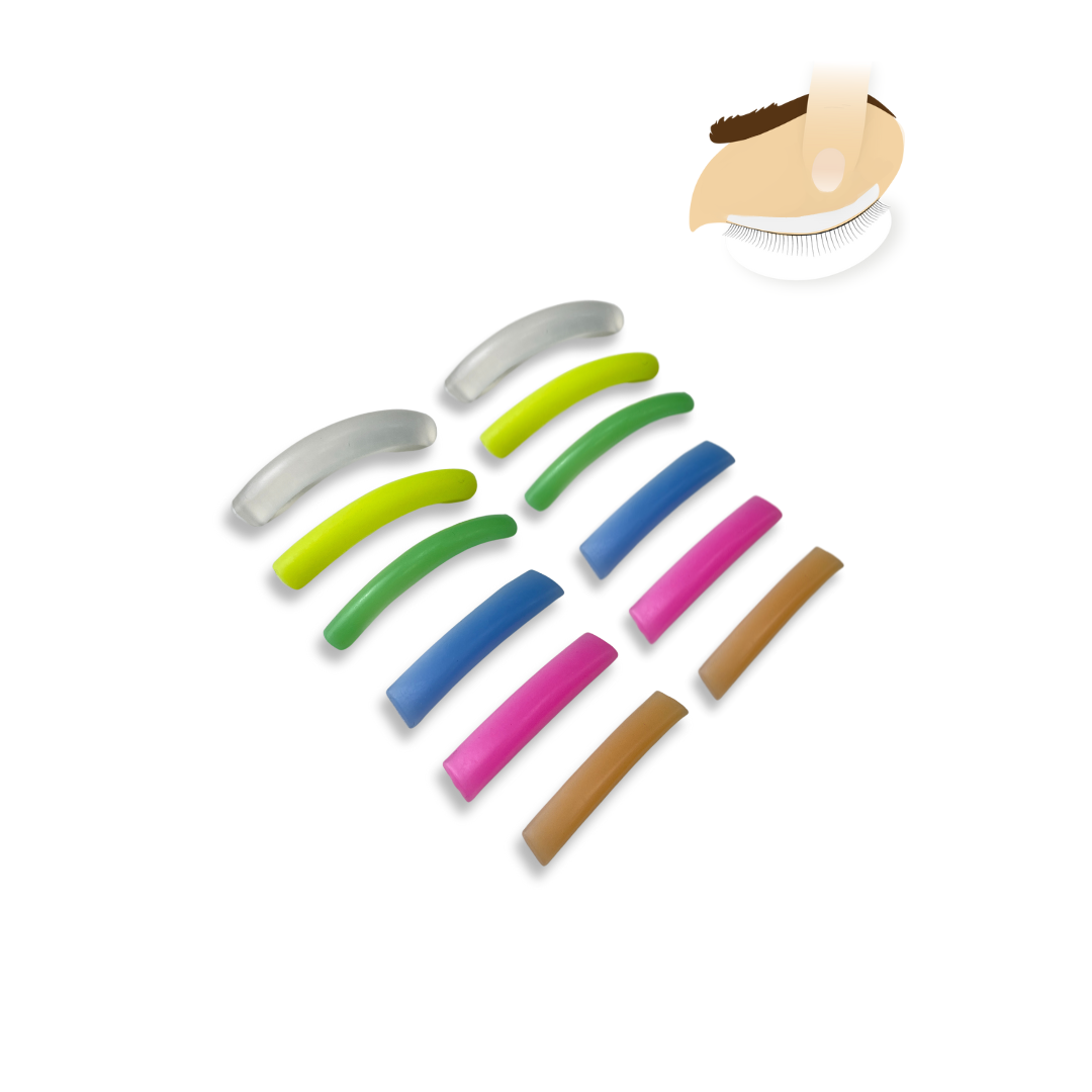 Lash Lifting Silikonpads | bunt | 6 Paar Lash Lifting Silikonpads | bunt | 6 Paar