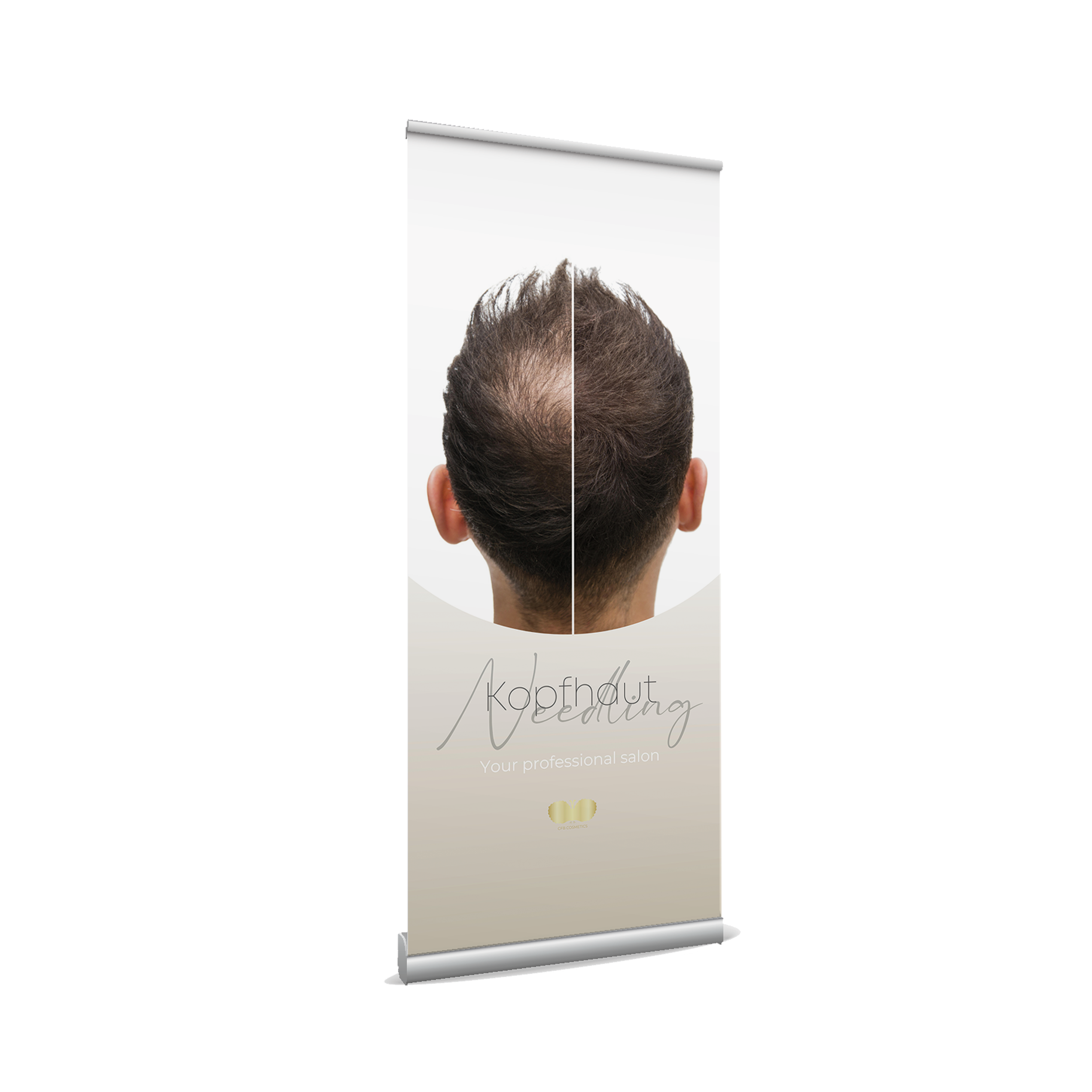 Roll up Banner | Needling Haarwachstum Roll up Banner | Needling Haarwachstum