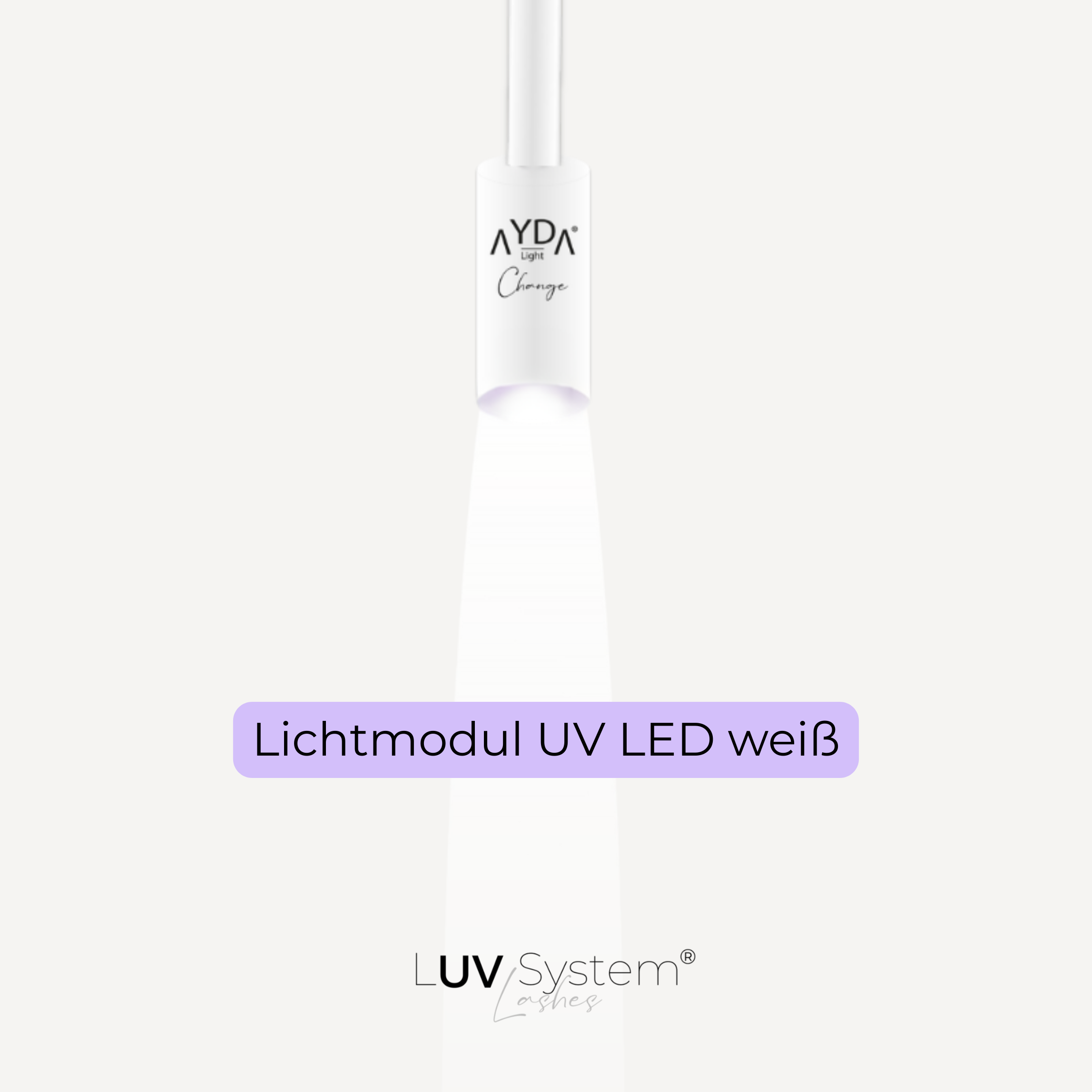 UV Lampe Wimpernverlängerung | CHANGE | UV-LED Violett & White | BESTSELLER  | LUV System®