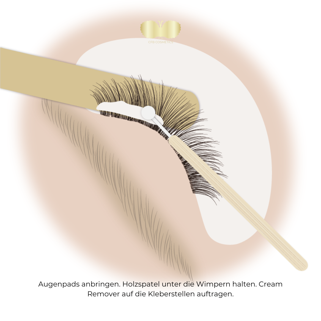 Anwendung-Cream-Remover-1 Holzspatel | extra schmal | 50 Stück