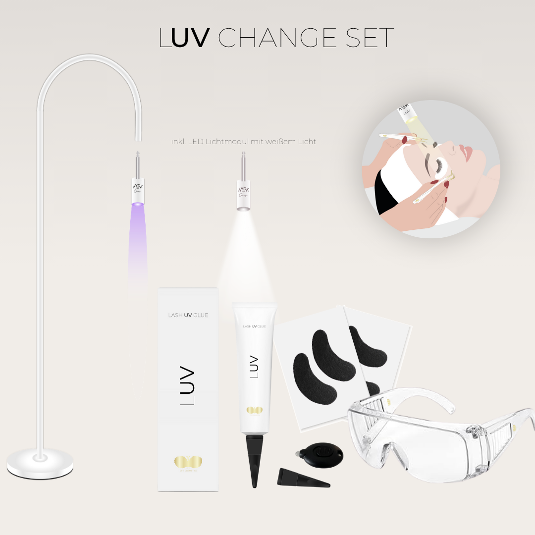 UV Lampe Set | CHANGE | UV-LED Hybrid Wimpernverlängerung