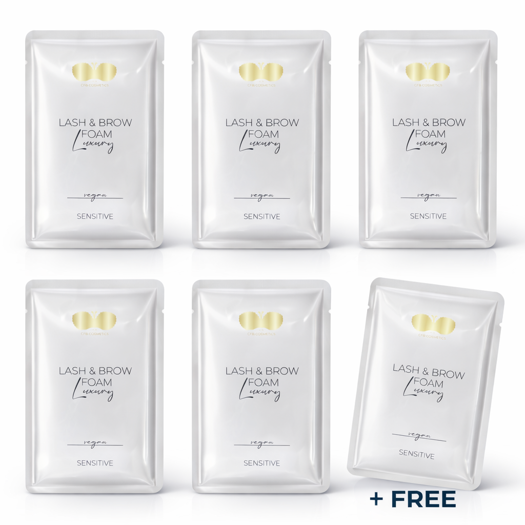 Wimpernshampoo Konzentrat 5er Set + 1 gratis | Lash & Brow Foam Konzentrat