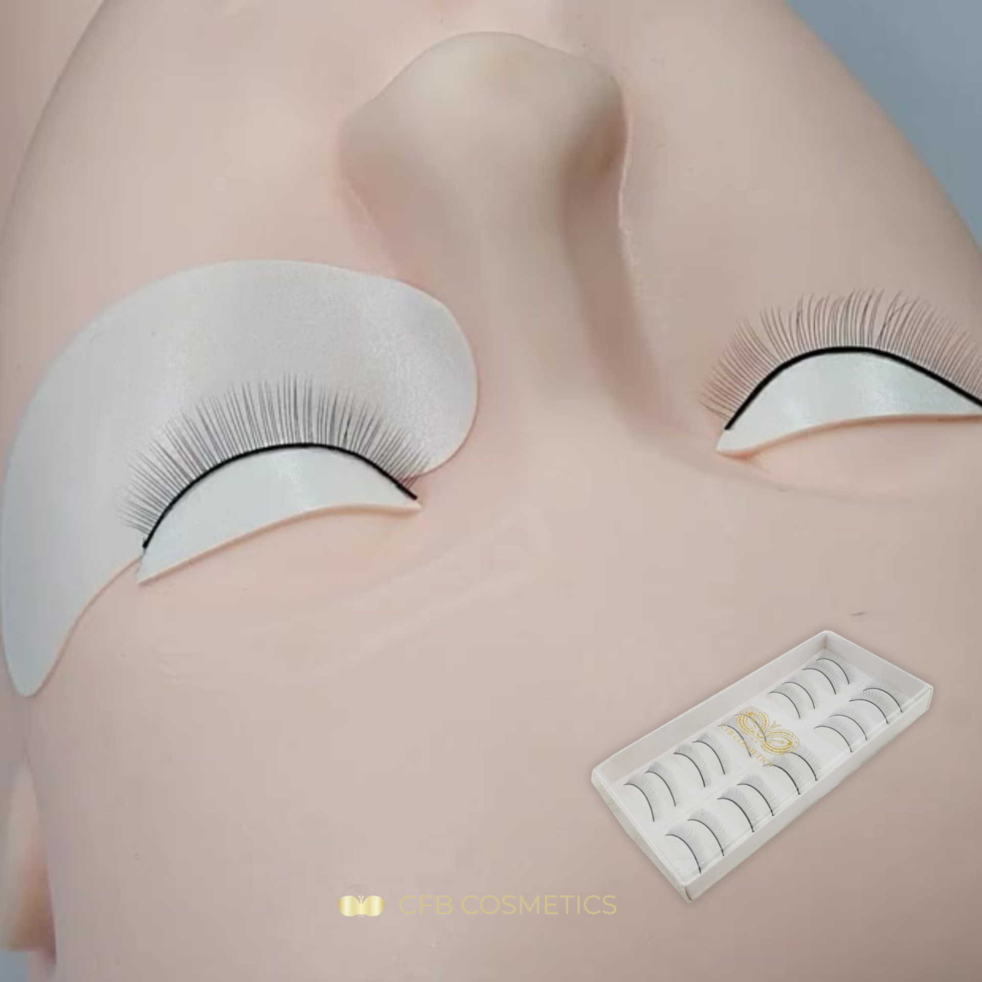 Übungskopf | Wimpernverlängerung | B-Ware - leichte optische Mängel | CFB Cosmetics®