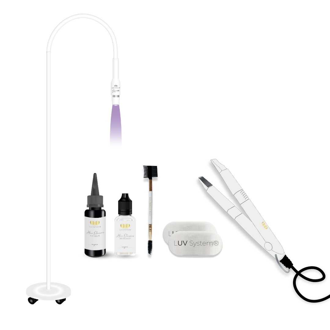 UV Haarverlängerung Set | UV Hairextensions (verfügbar ab 23.02.2025)