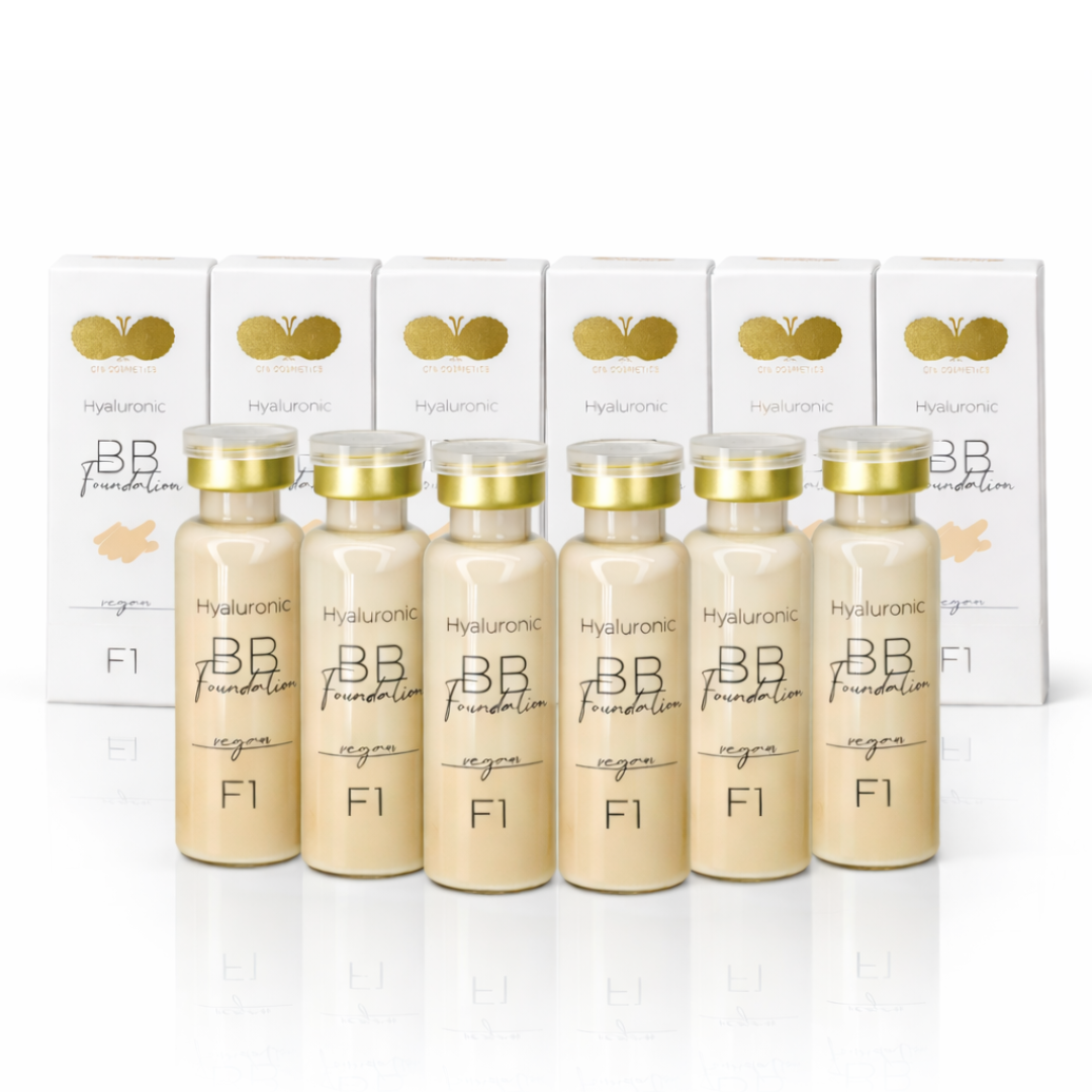 BB Glow Foundation mit Hyaluron - Farbe F1 - 5er Set plus 1 gratis - CFB Cosmetics®