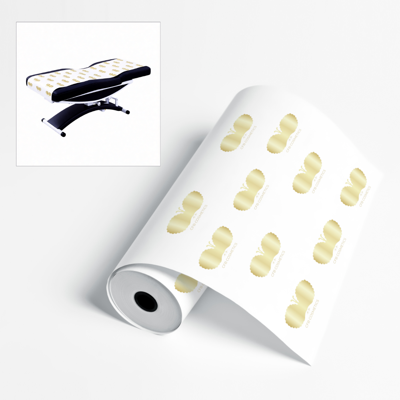 Medizinische Auflage für Kosmetikliege | wasserabweisend | CFB Cosmetics®