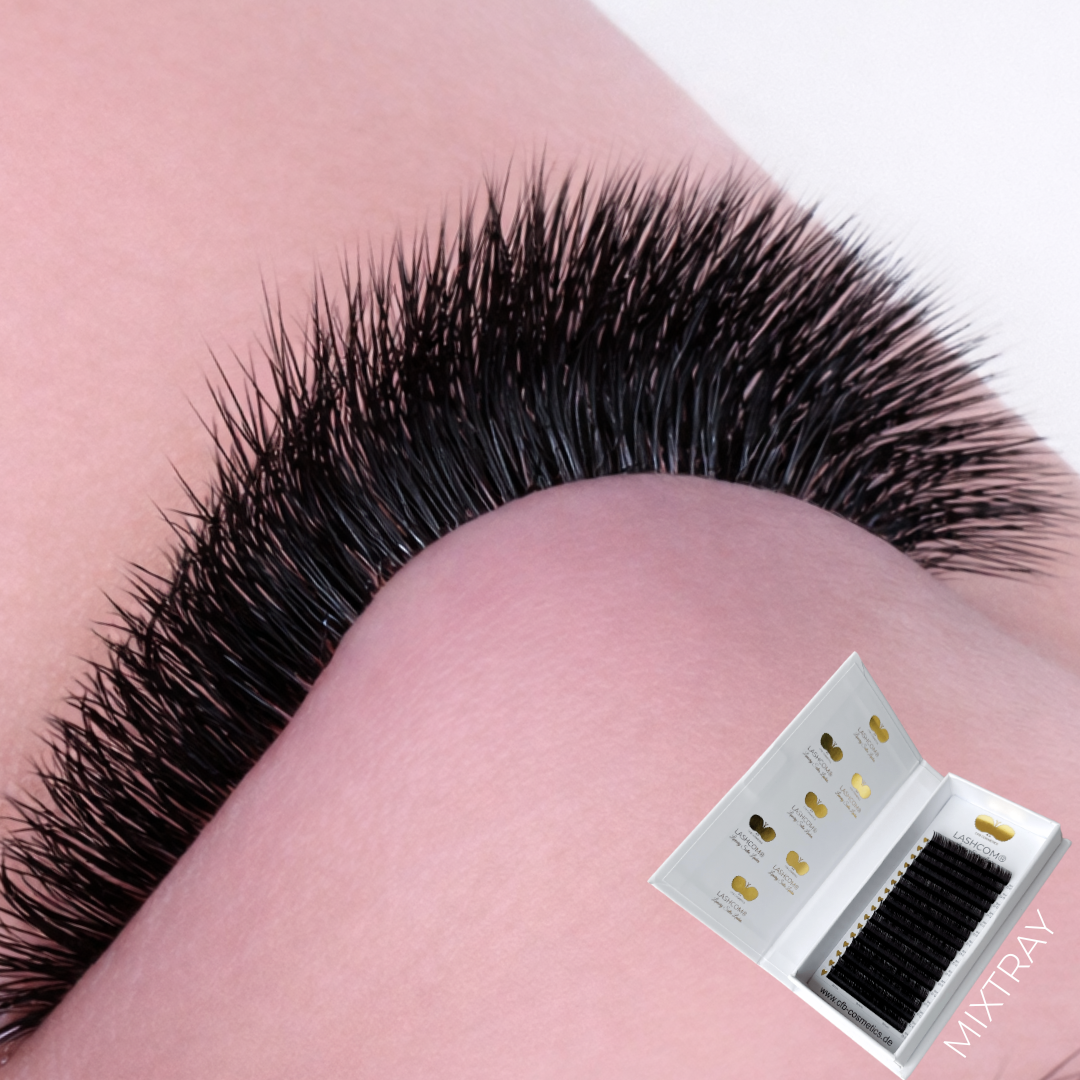 Luxury Satin Volumenwimpern Mixtray seidenmatt | CFB Cosmetics®