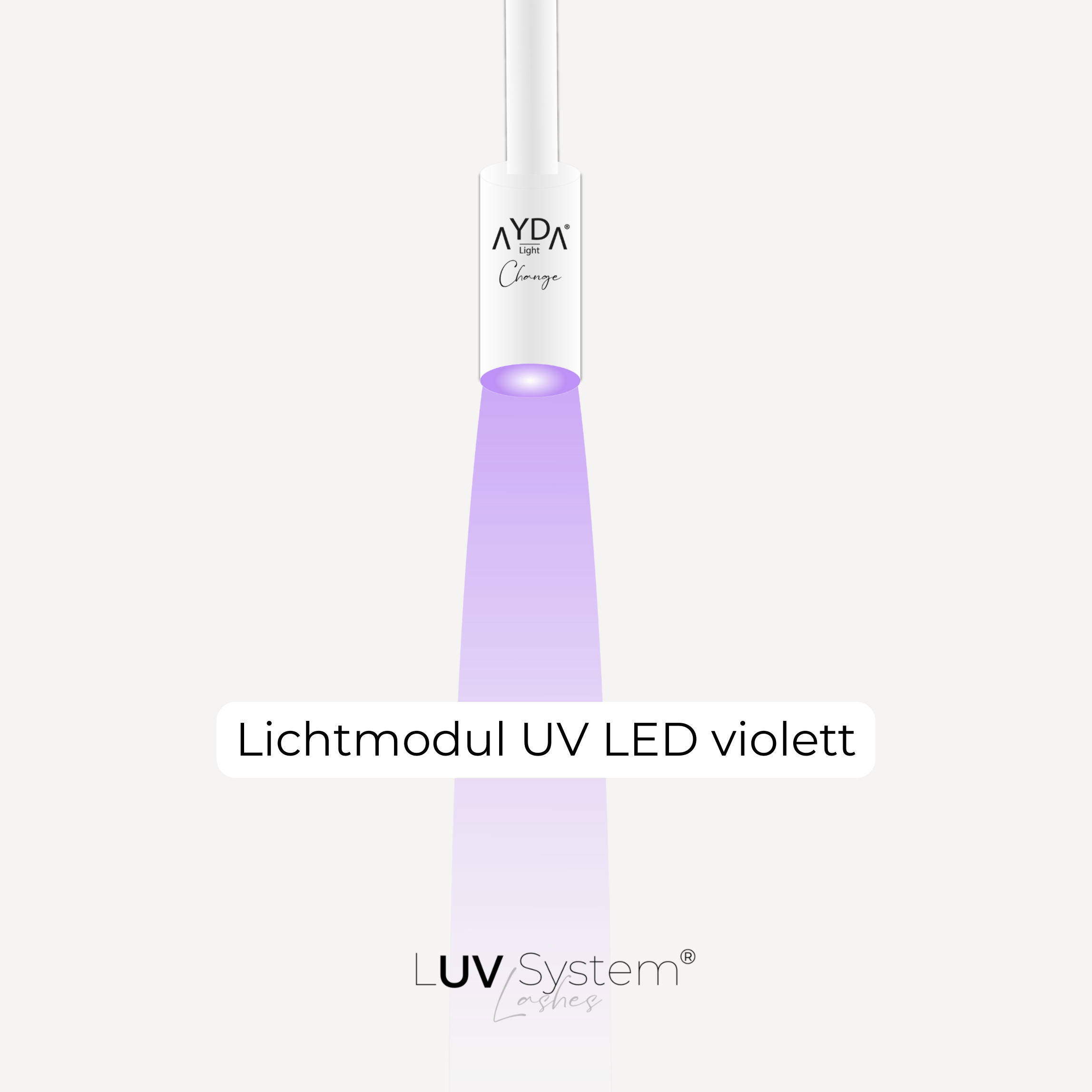 UV Lampe Wimpernverlängerung | CHANGE | UV-LED Violett & White | BESTSELLER  | LUV System®