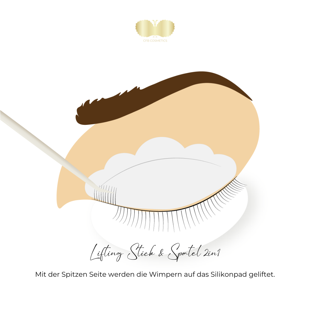 Lash Lifting Sticks | Lifter & Spachtel 2in1 | 5 Stück