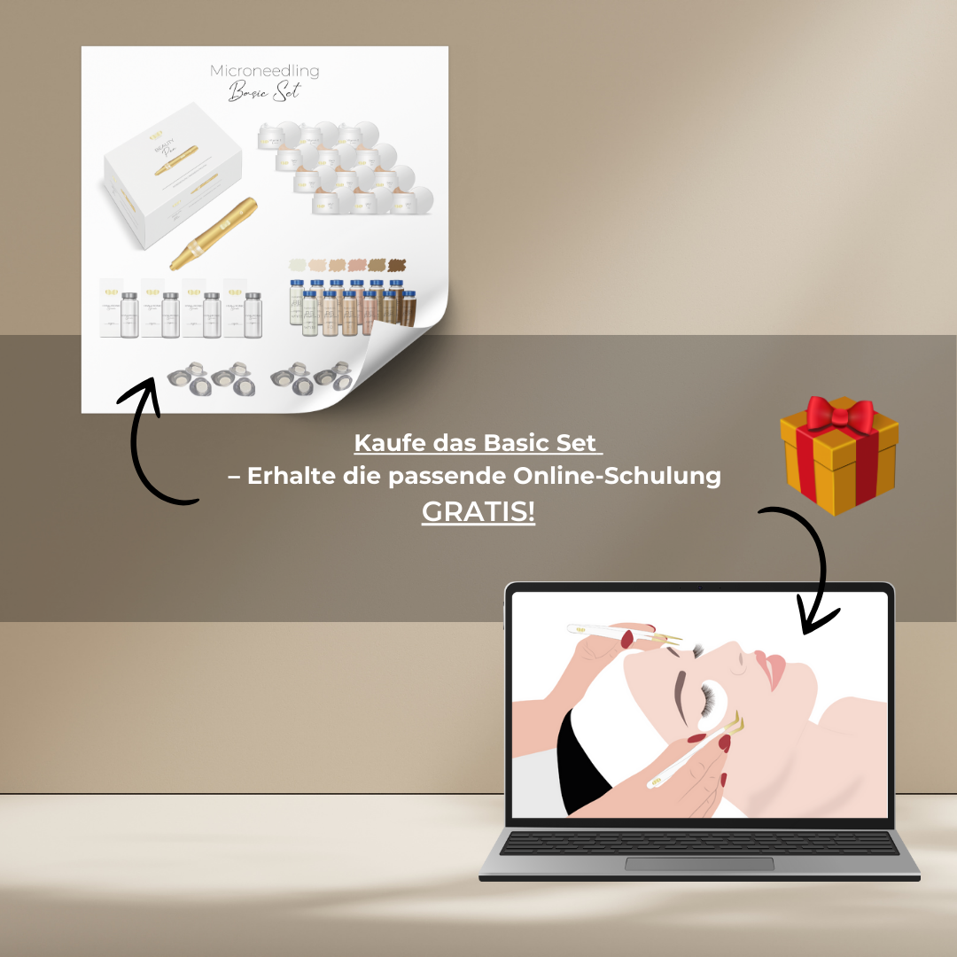 Basic Set + Gratis Microneedling Online Schulung Basic Set + Gratis Microneedling Online Schulung