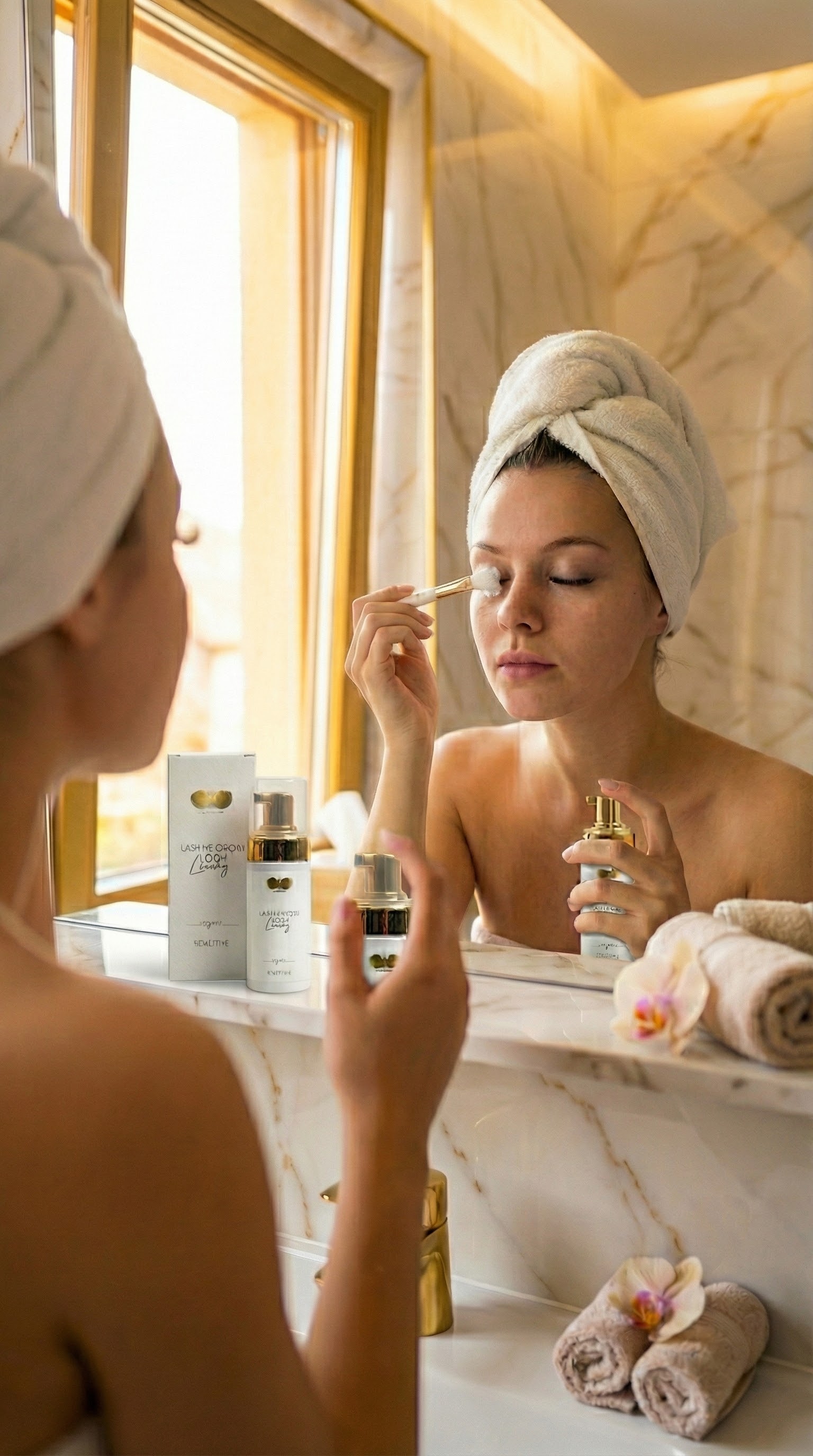 Luxury Wimpernshampoo – Lash & Brow Foam 60ml | Sanfte Reinigung für Wimpernextensions – CFB Cosmetics®