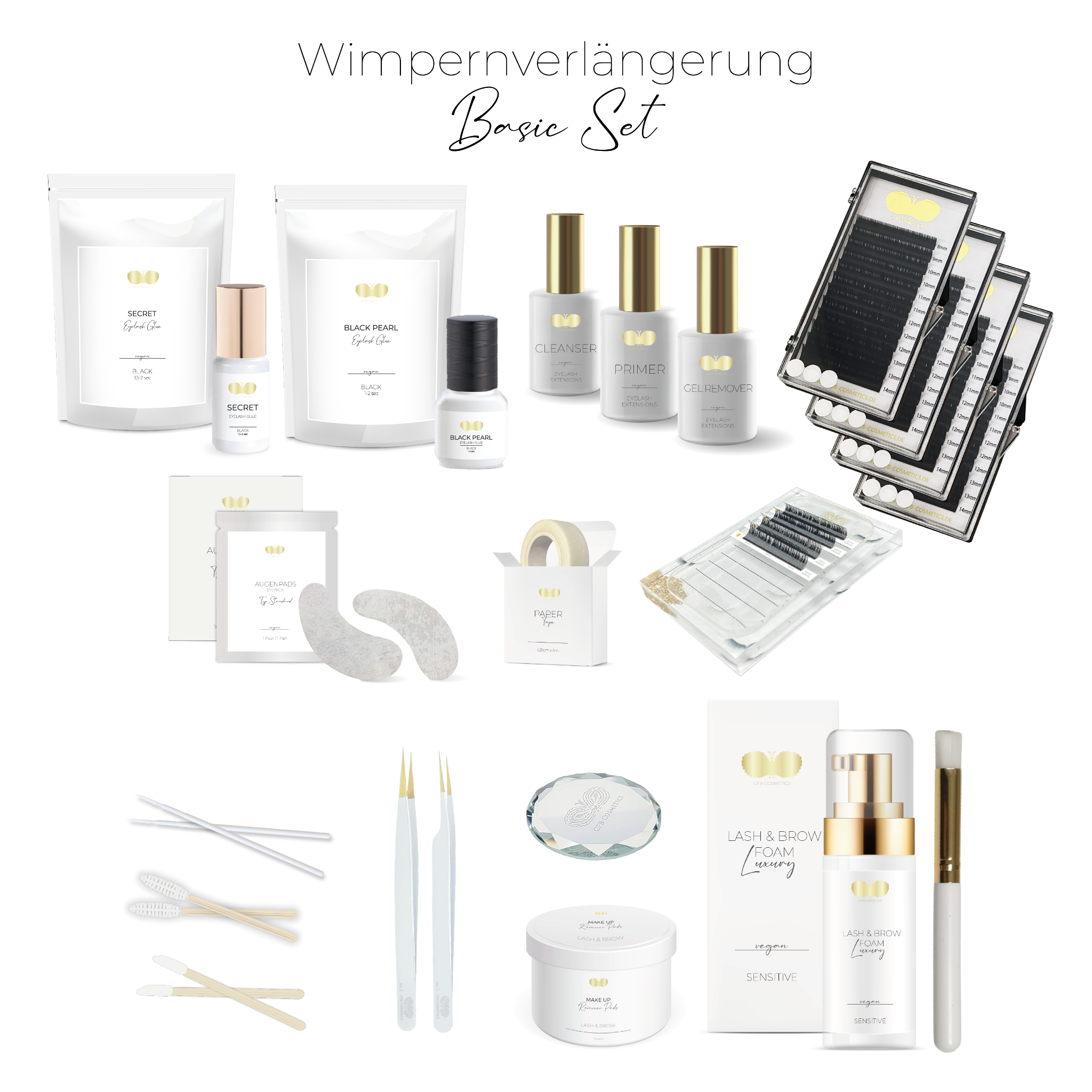 Wimpernverlängerung | Basic Set Wimpernverlängerung | Basic Set