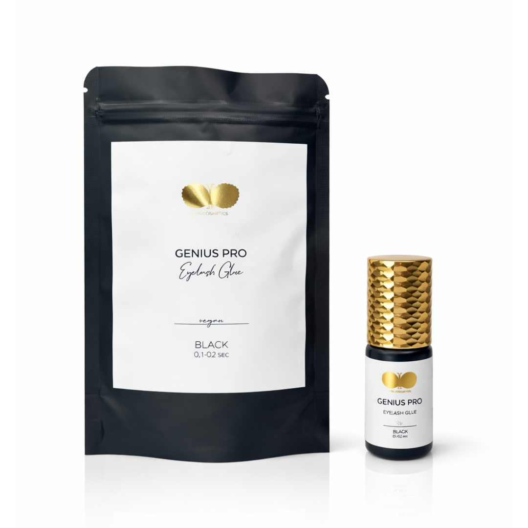 Wimpernkleber GENIUS PRO 5 + 1 gratis ultra-schnell 0,1–0,2 Sek. | CFB Cosmetics®
