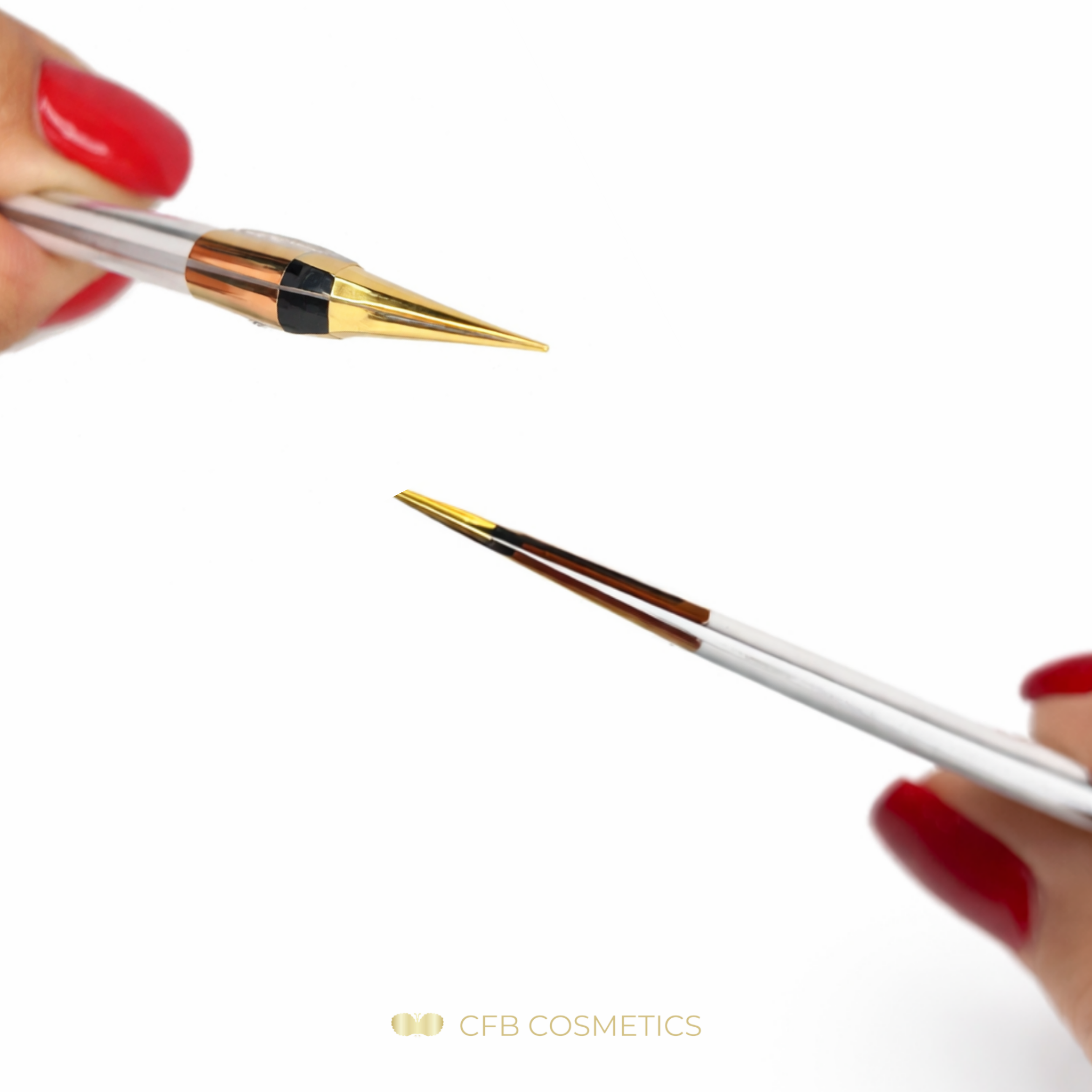 Luxury Pinzette No 8 F 75° 10 mm für Volumentechnik CFB Cosmetics®