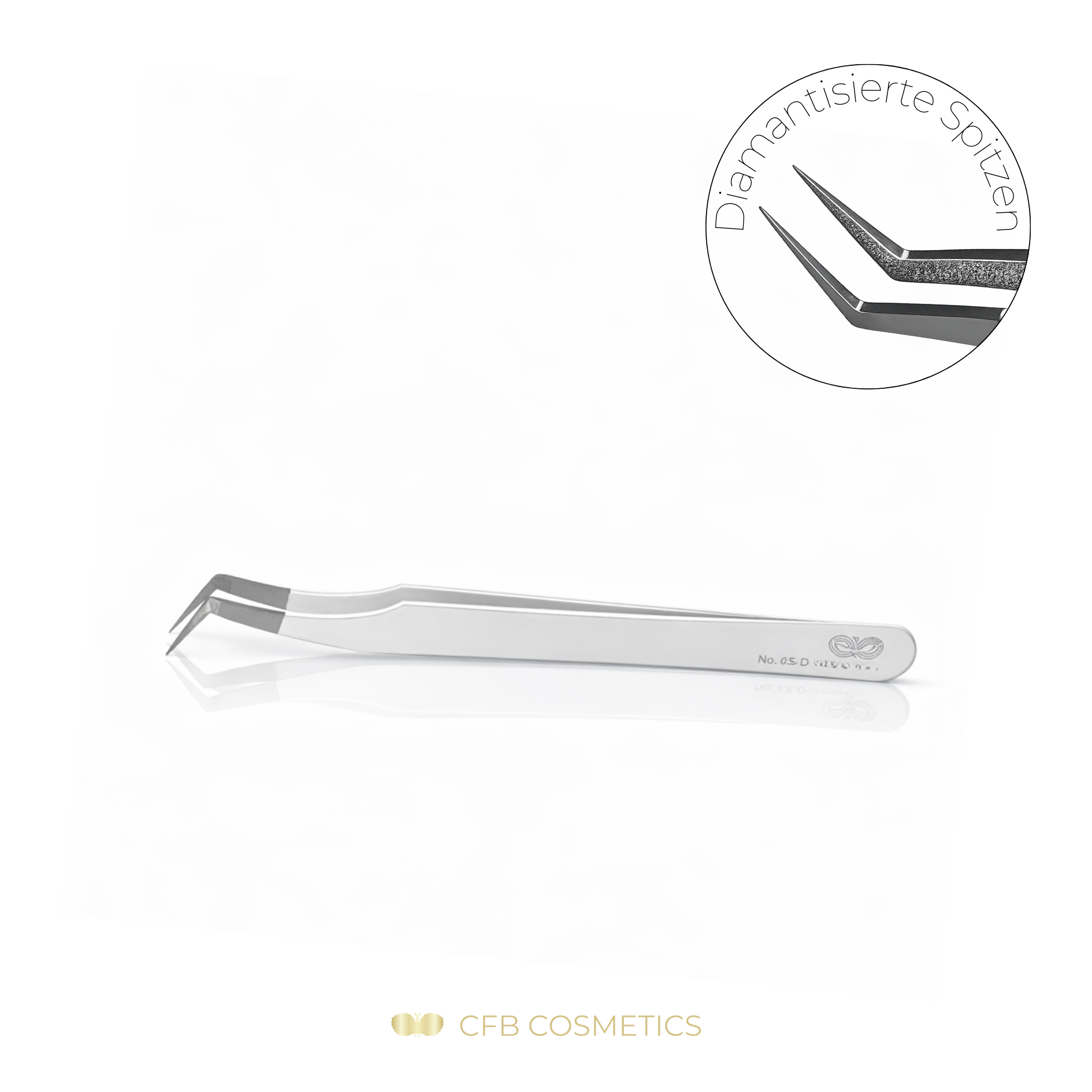 Luxury Diamant Pinzette No. 5 Volumentechnik CFB Cosmetics®