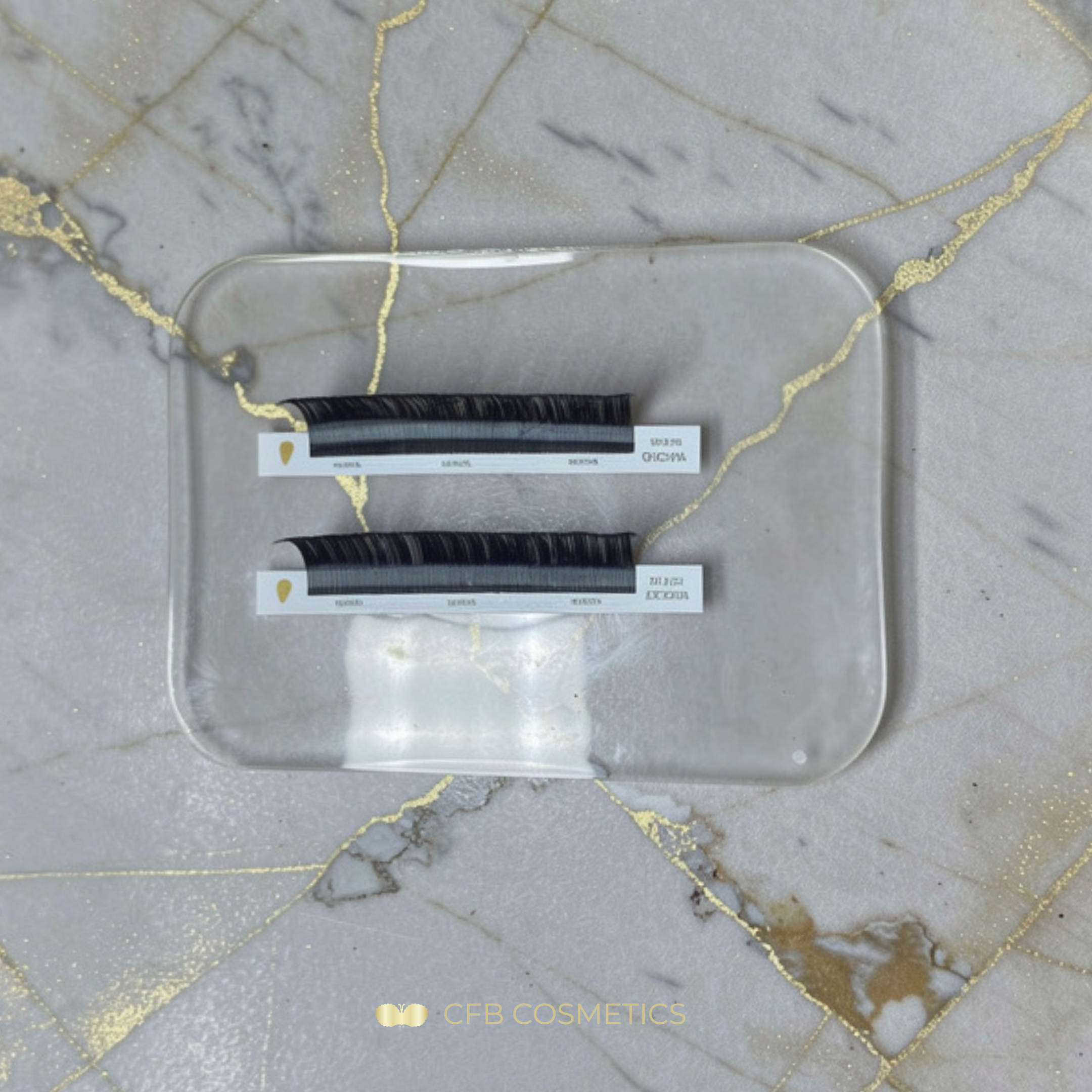 Silikon Lash Tray | rückstandslos & wiederverwendbar | eckig