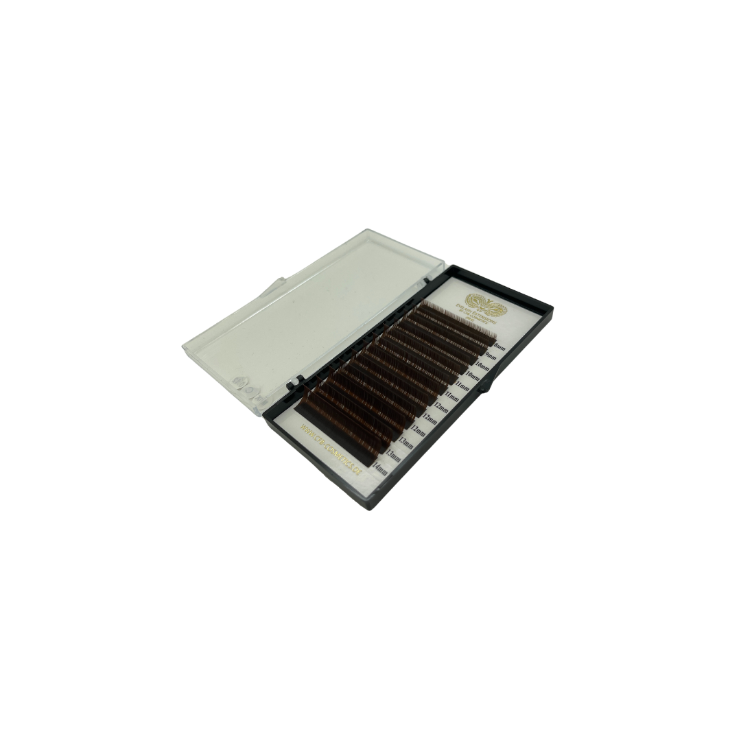 CFB-Cosmetics-Lashcom-Dark-Brown-Lashes-1 Braune Wimpernextensions | Einzellängen