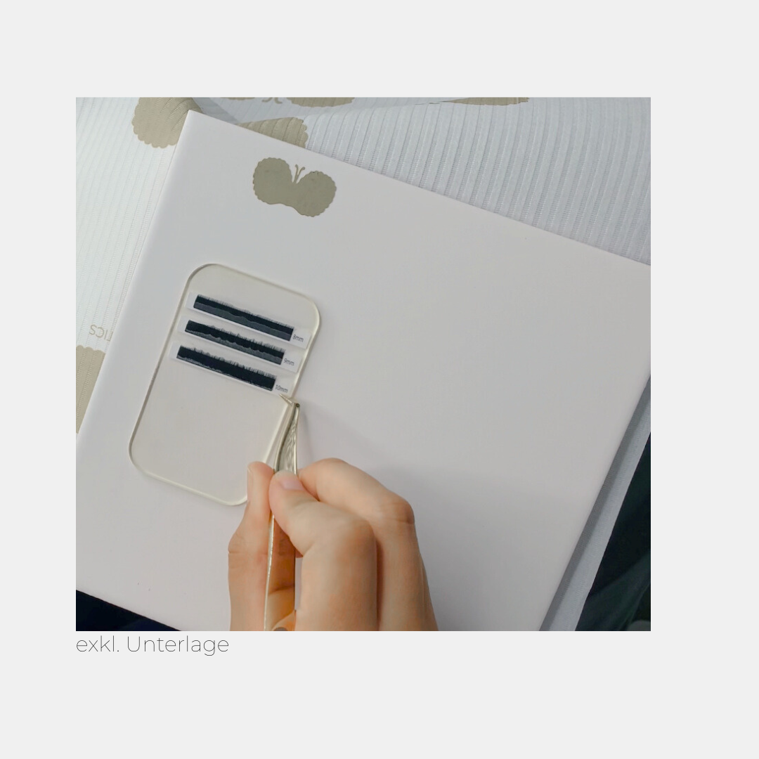 Silikontray | Ablage für Wimpernplatte | eckig