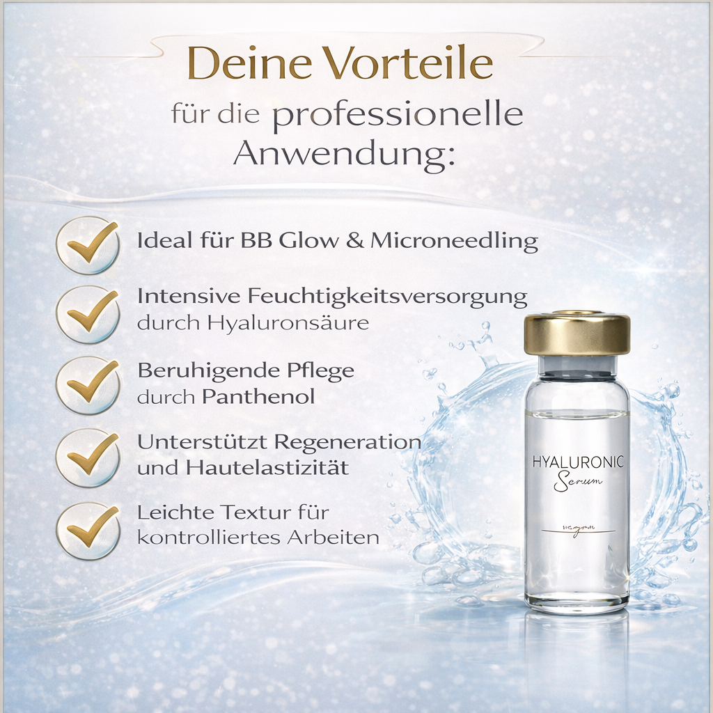 Hyaluron Serum 10 ml für BB Glow und Microneedling CFB Cosmetics®