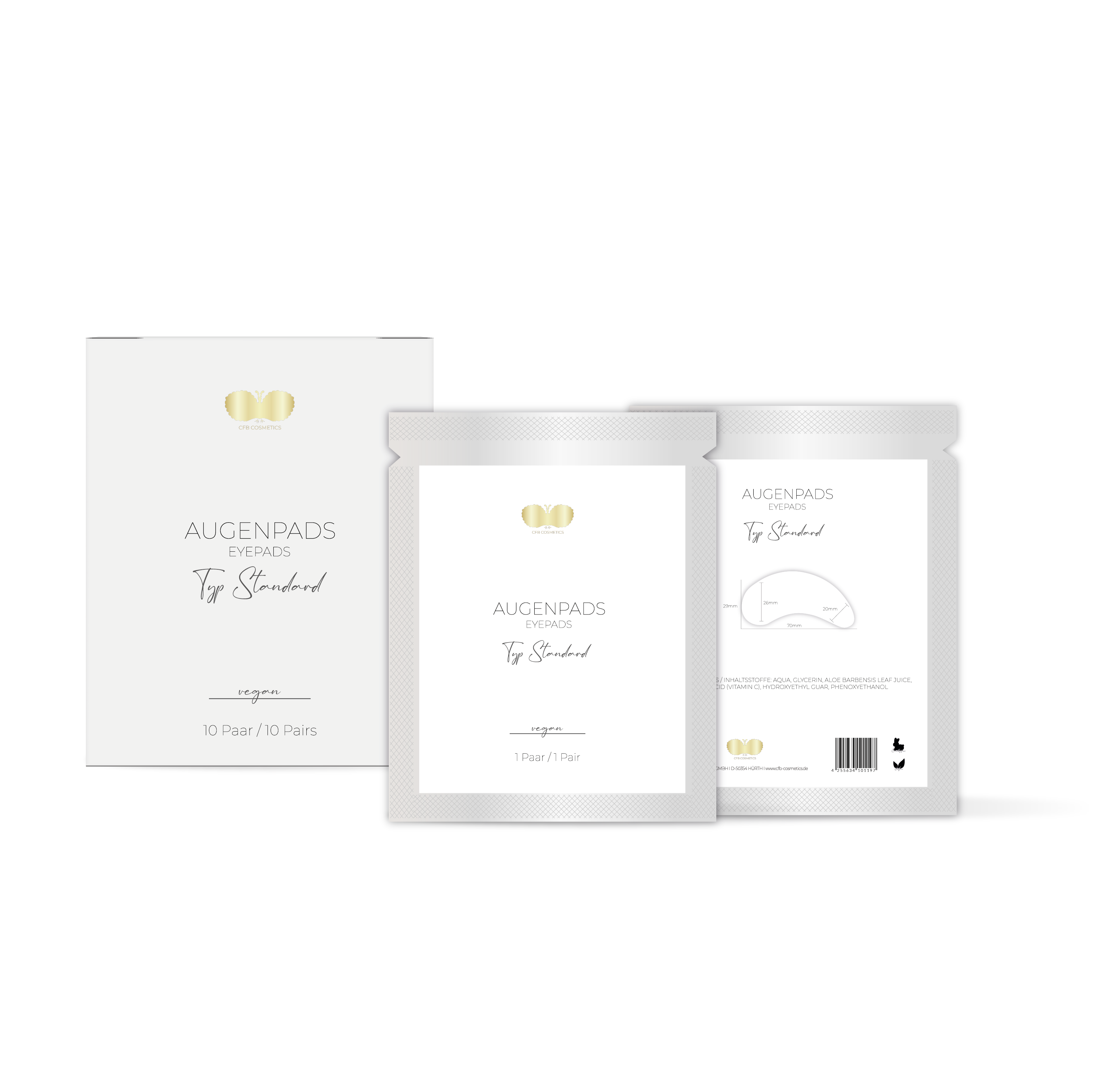 Augenpads | Typ Standard Augenpads | Typ Standard