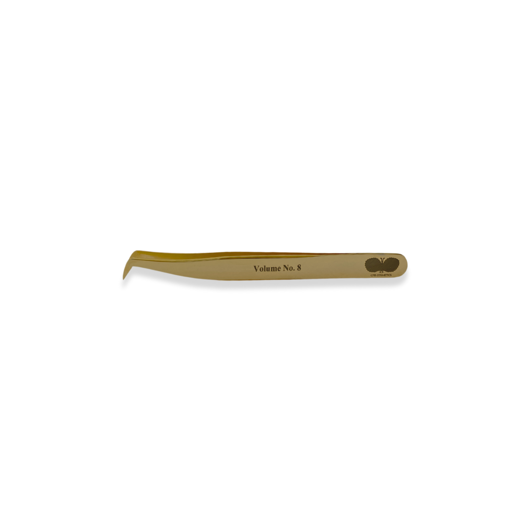 Pinzette | Gold Professional | No 8 | 75° | 6mm Pinzette | Gold Professional | No 8 | 75° | 6mm