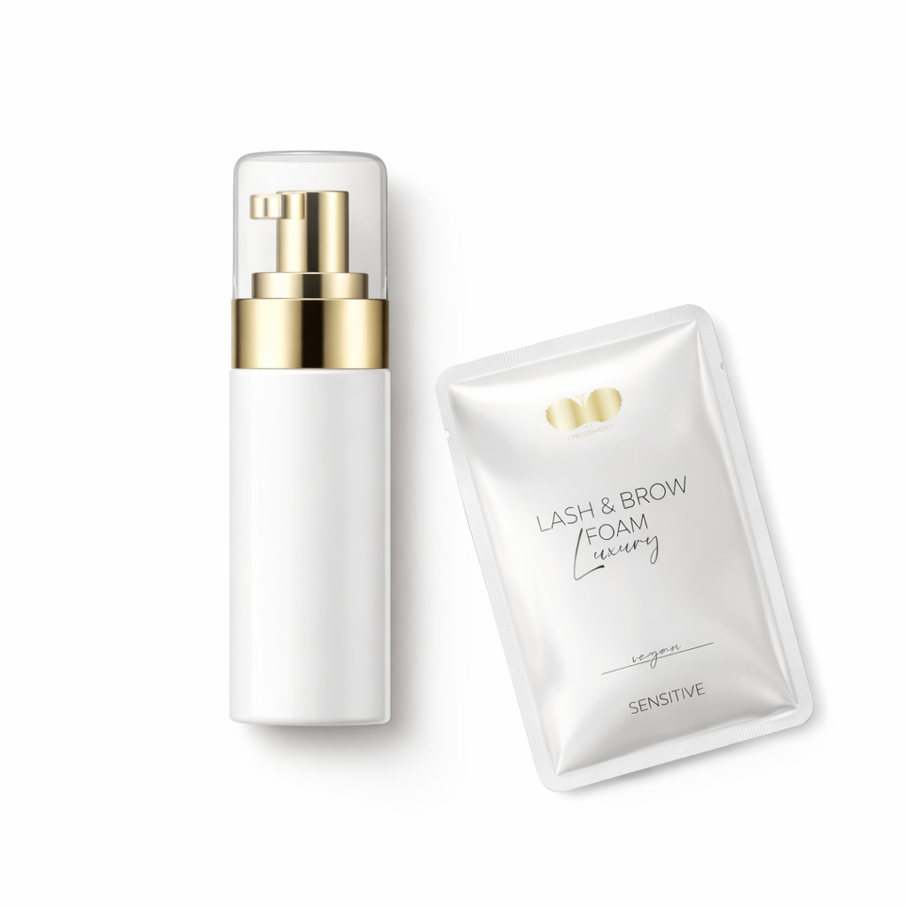 Leere Pumpspenderflasche & Wimpernshampoo Konzentrat Set 60 ml | CFB Cosmetics®