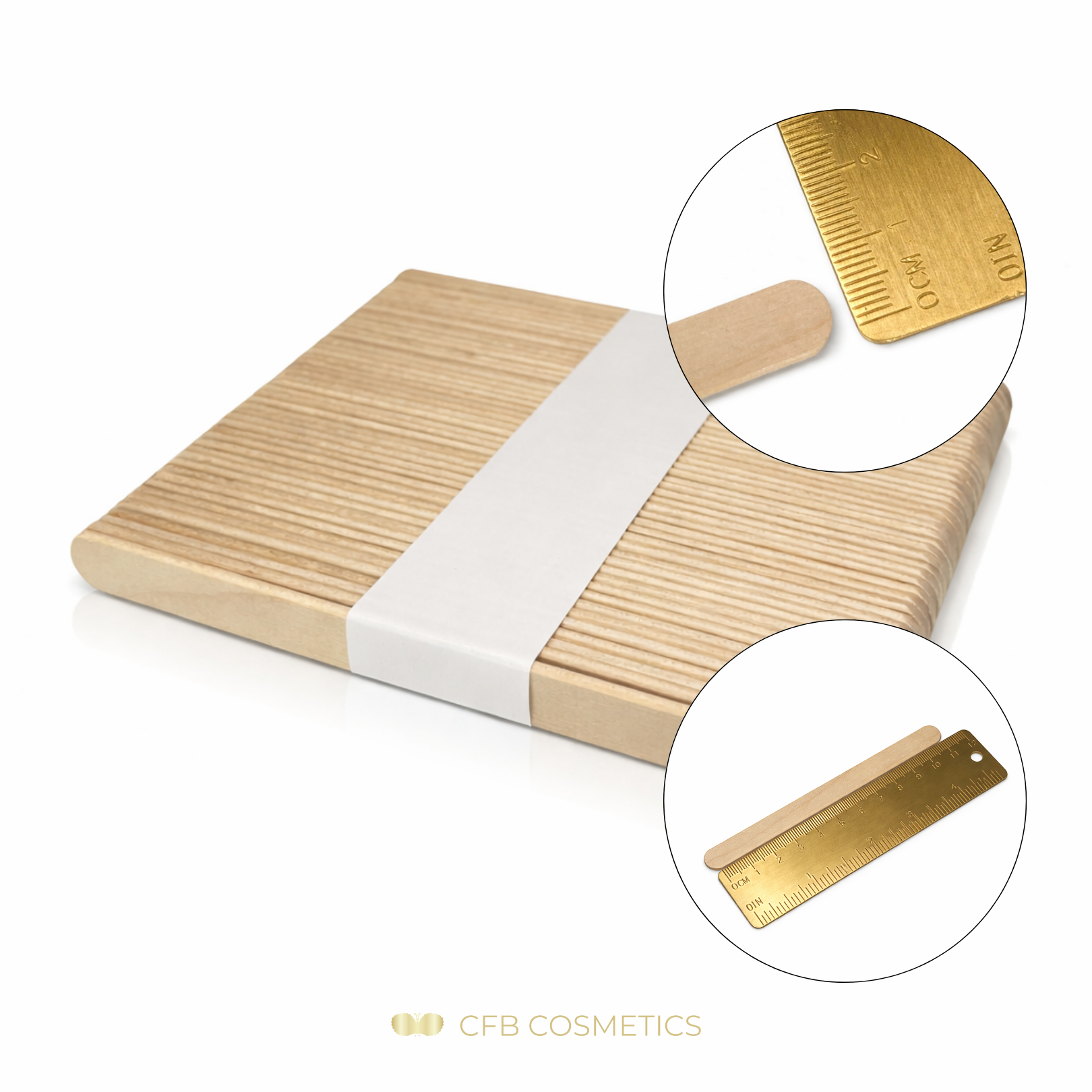 Holzspatel extra schmal für Kosmetikstudio | CFB Cosmetics®