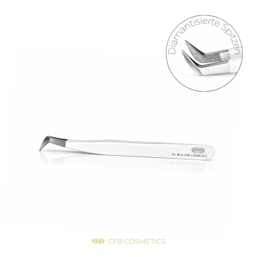 Luxury Diamant Pinzette No. 8 für Volumentechnik CFB Cosmetics®