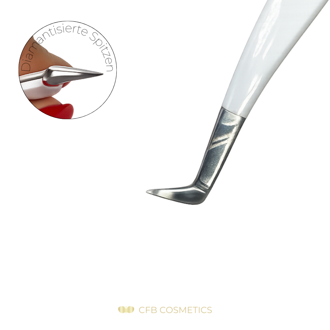 Luxury Diamant Pinzette No. 8 für Volumentechnik CFB Cosmetics®