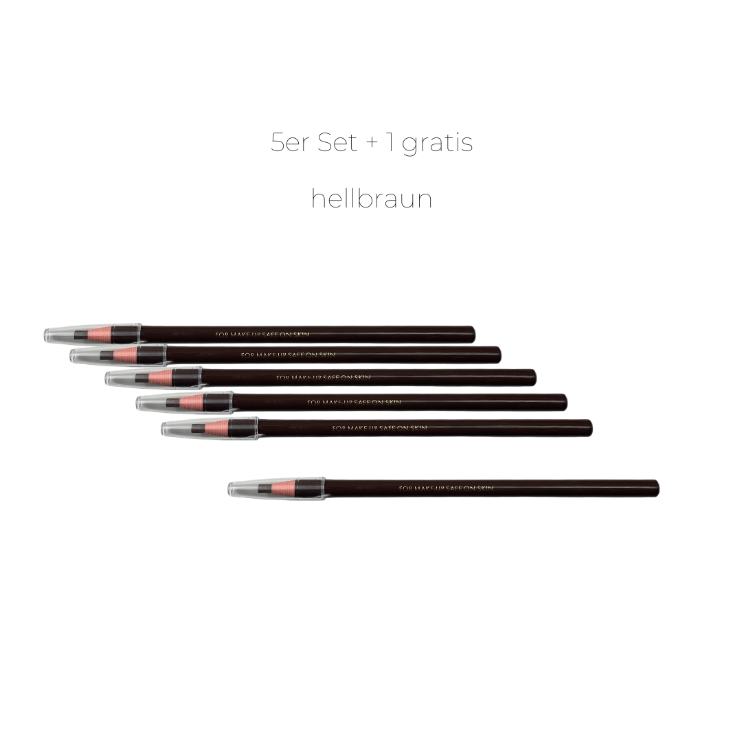 5er Set Vorzeichenstift + 1 gratis | hellbraun