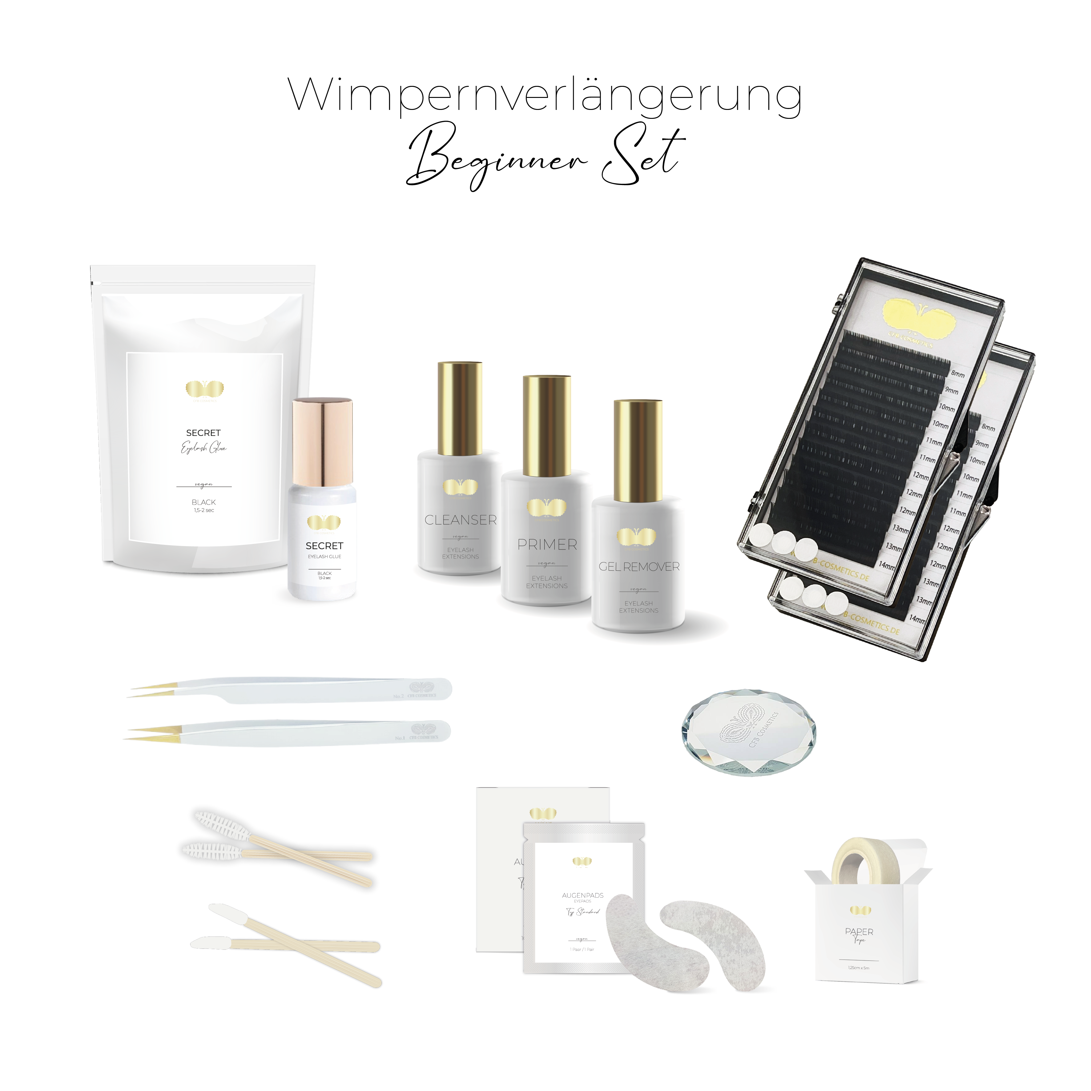 Wimpernverlängerung | Beginner Set Wimpernverlängerung | Beginner Set