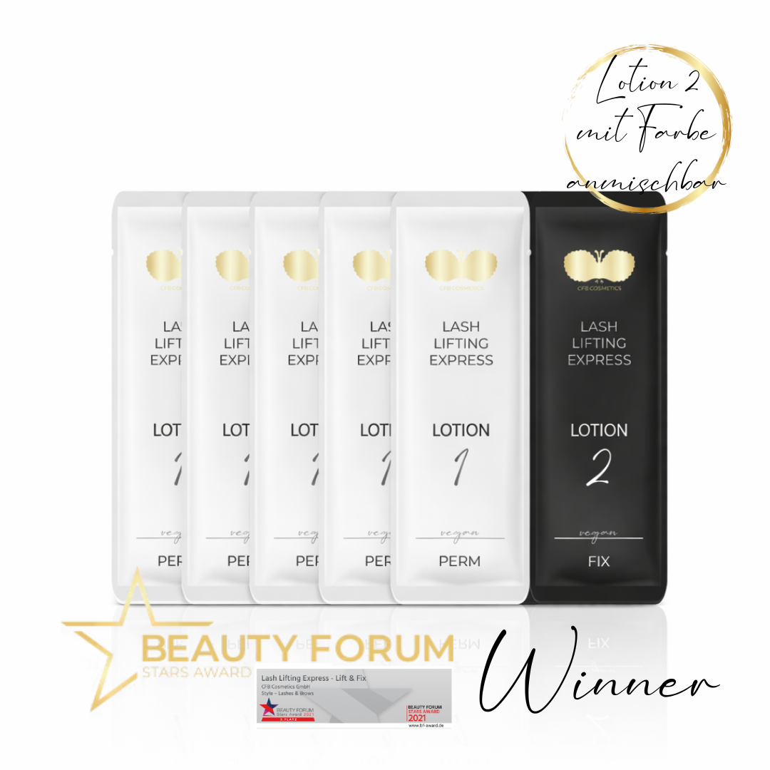 Lash & Brow Lifting Express Set – Schnellere Einwirkzeit + Step 2 mit Farbe mischbar | CFB Cosmetics®
