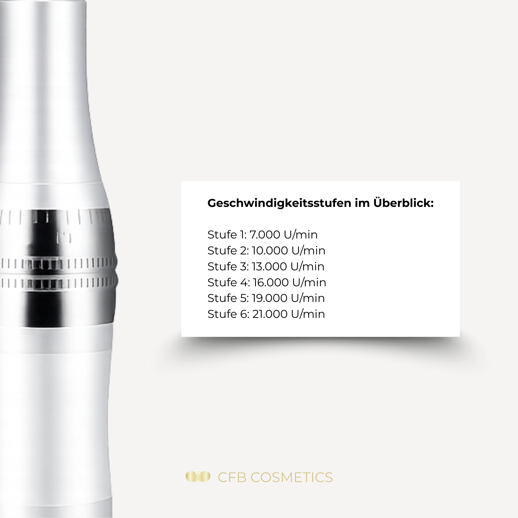 Microneedling Pen kabellos & flexibel | inkl. 12× Nadeln | CFB Cosmetics®