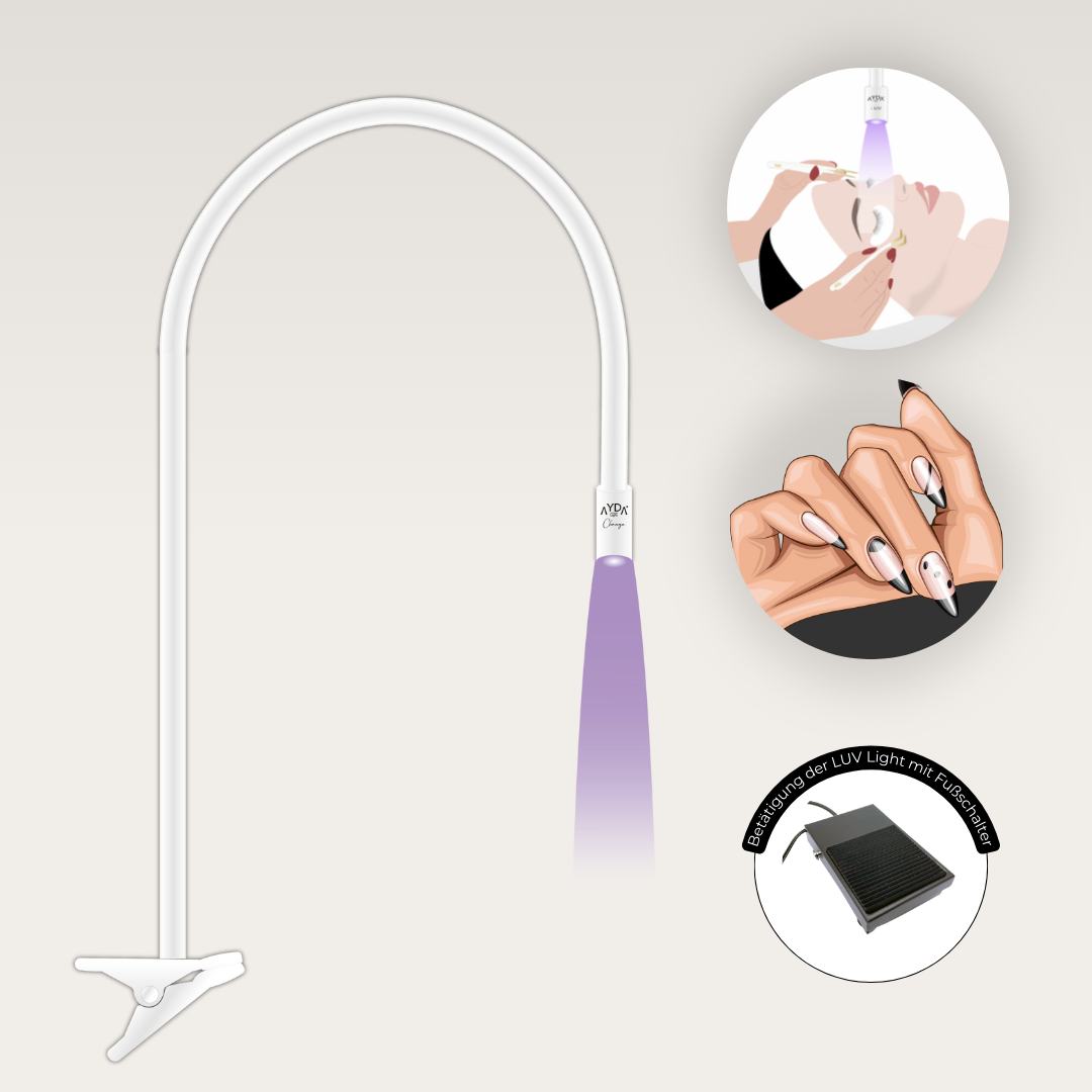 LUV System® CHANGE Clip-Lampe – UV Lampe für Wimpern & Nageldesign