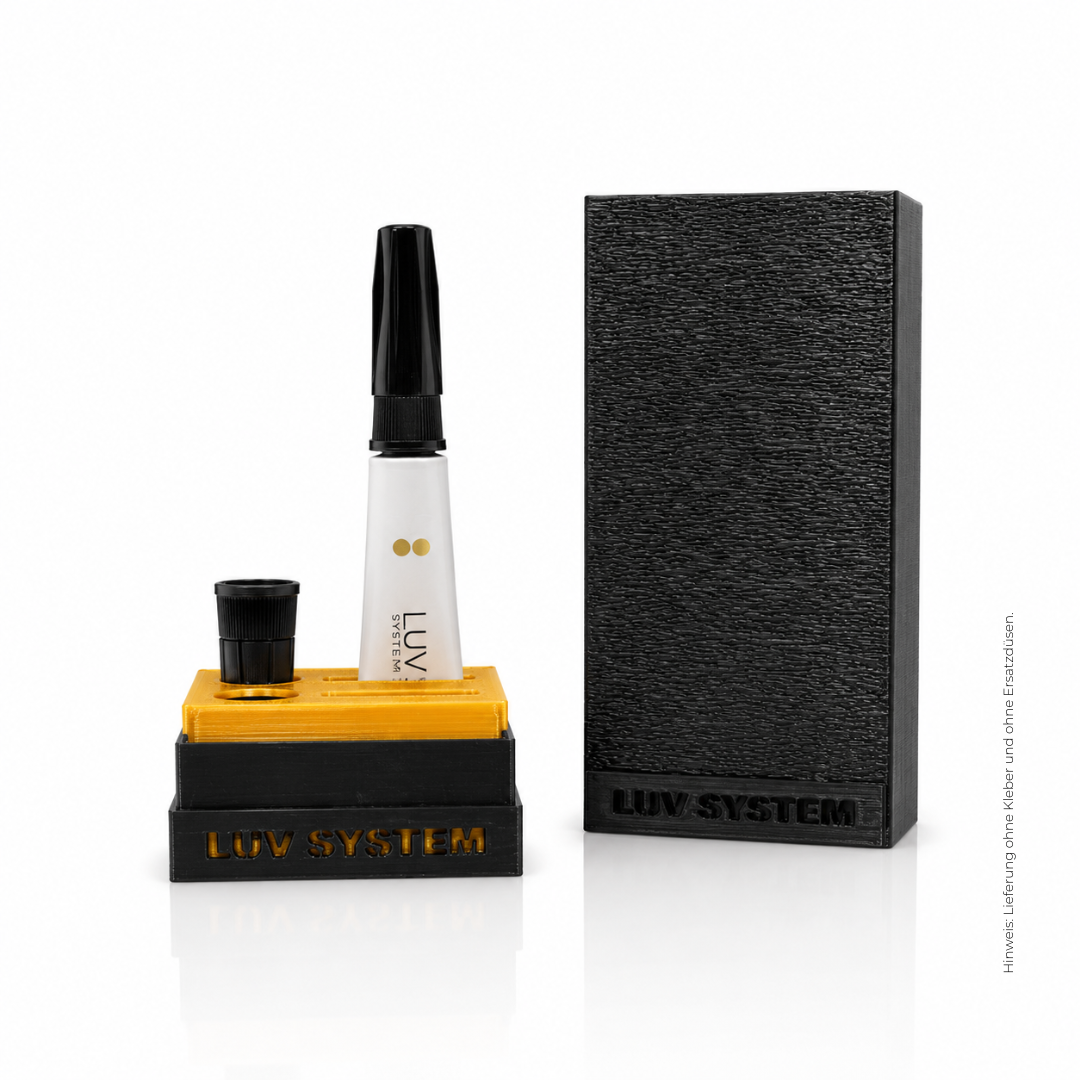 LUV System® UV-Kleber Station mit Schutzbox – Made in Germany