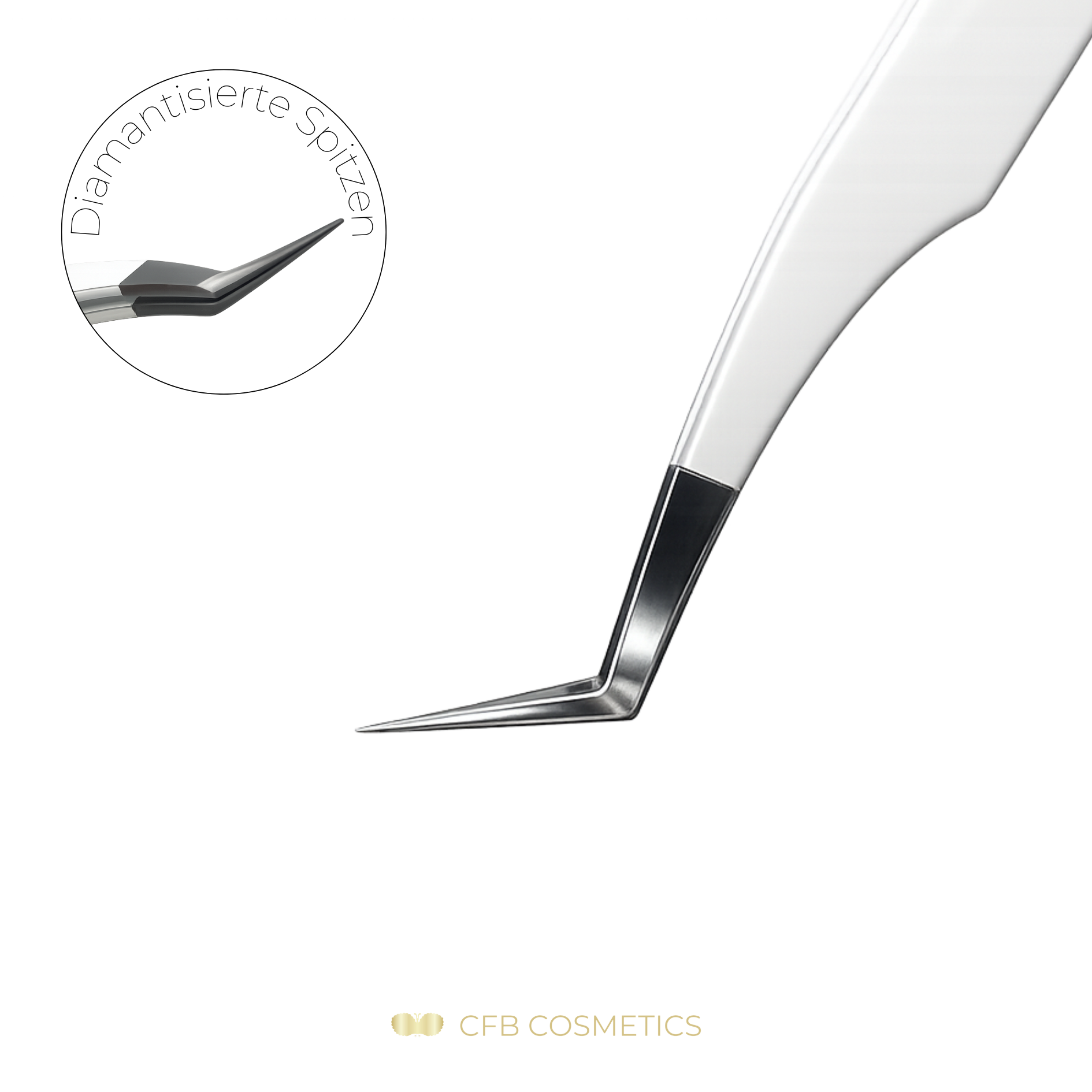 Luxury Diamant Pinzette No. 5 Volumentechnik CFB Cosmetics®