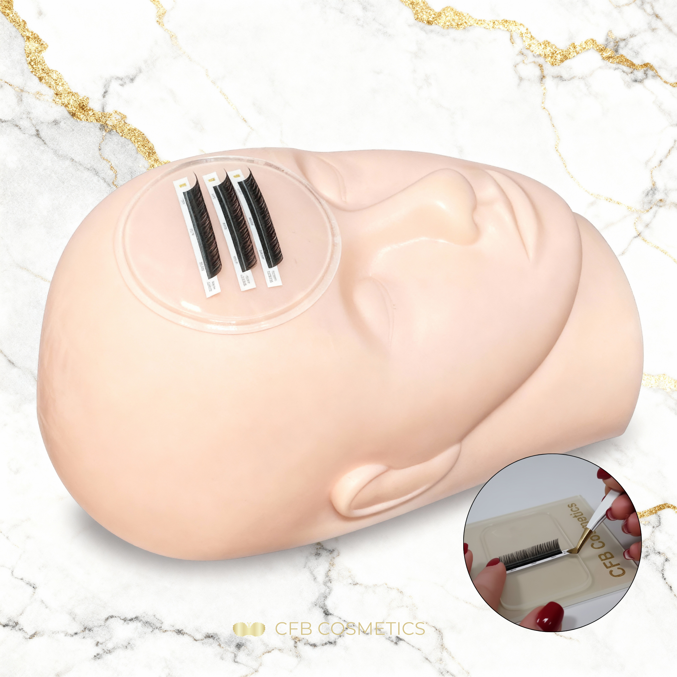 Silikontray rund für Wimpernplatte und Prefanned Lashes CFB Cosmetics®