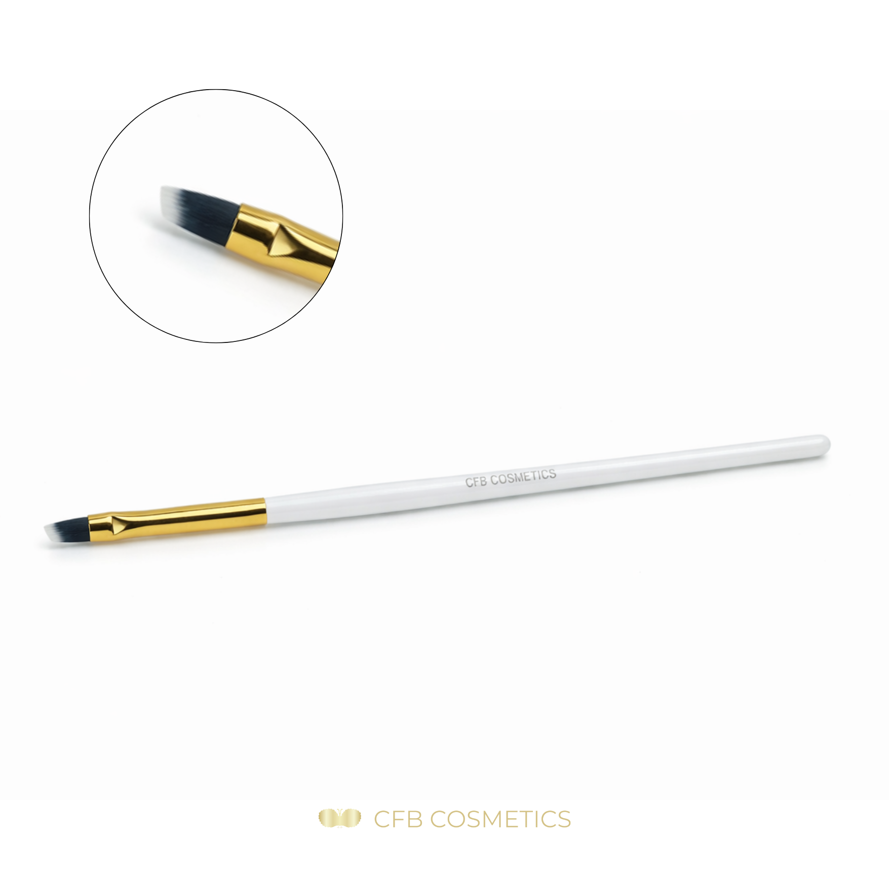 Pinsel schräg weiß für Lash-, Brow- und Korean Lash Lifting CFB Cosmetics®