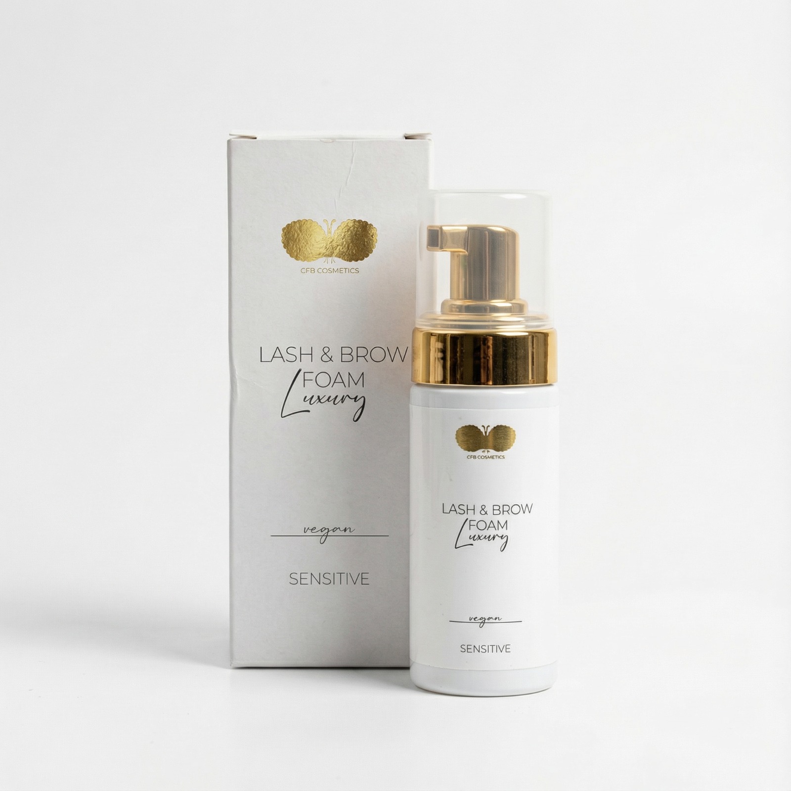 Luxury Wimpernshampoo – Lash & Brow Foam 30ml | Sanfte Reinigung für Wimpernextensions – CFB Cosmetics®