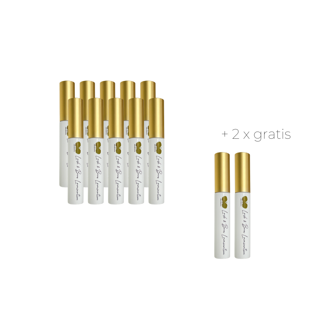 10er Set Lash & Brow Lamination Conditioner + 2 gratis