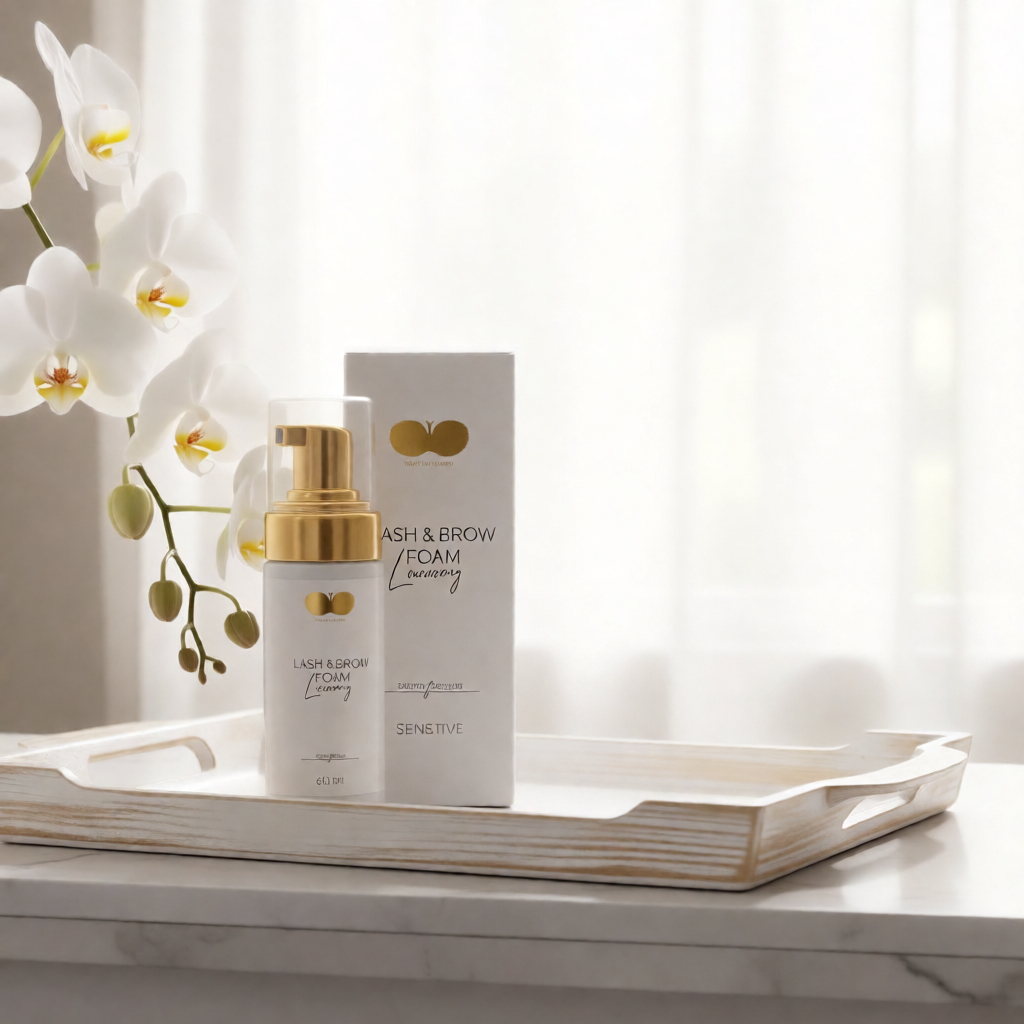 Luxury Wimpernshampoo – Lash & Brow Foam 60ml | Sanfte Reinigung für Wimpernextensions – CFB Cosmetics®