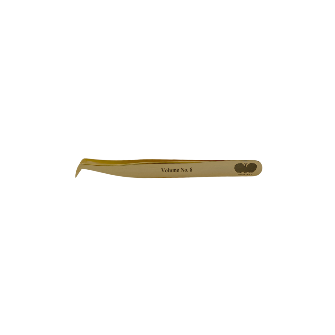 Pinzette | Gold Professional | No 8 | 75° | 6mm Pinzette | Gold Professional | No 8 | 75° | 6mm