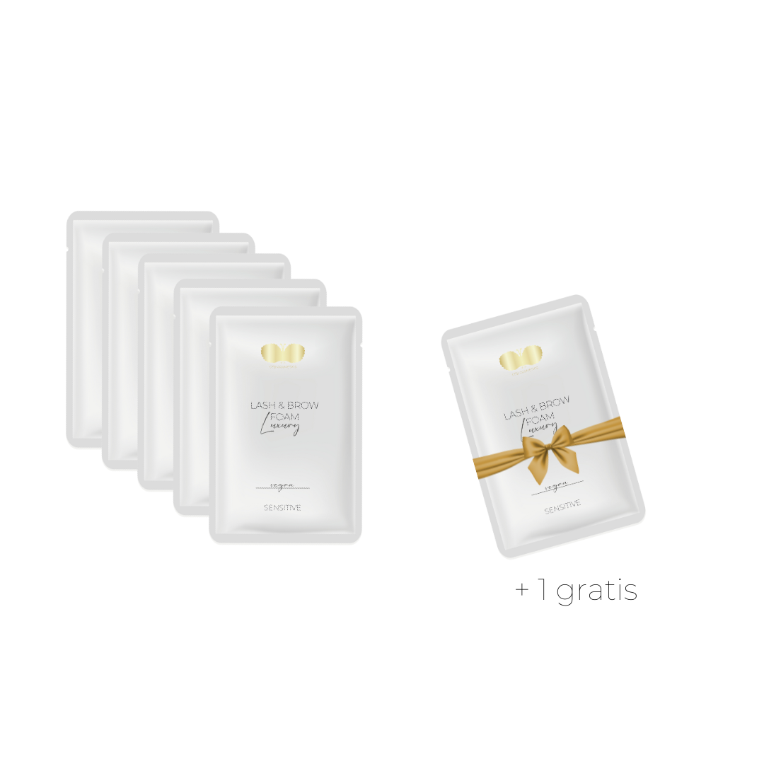 Wimpernshampoo Konzentrat 5er Set + 1 gratis | Lash & Brow Foam Konzentrat Wimpernshampoo Konzentrat 5er Set + 1 gratis | Lash & Brow Foam Konzentrat