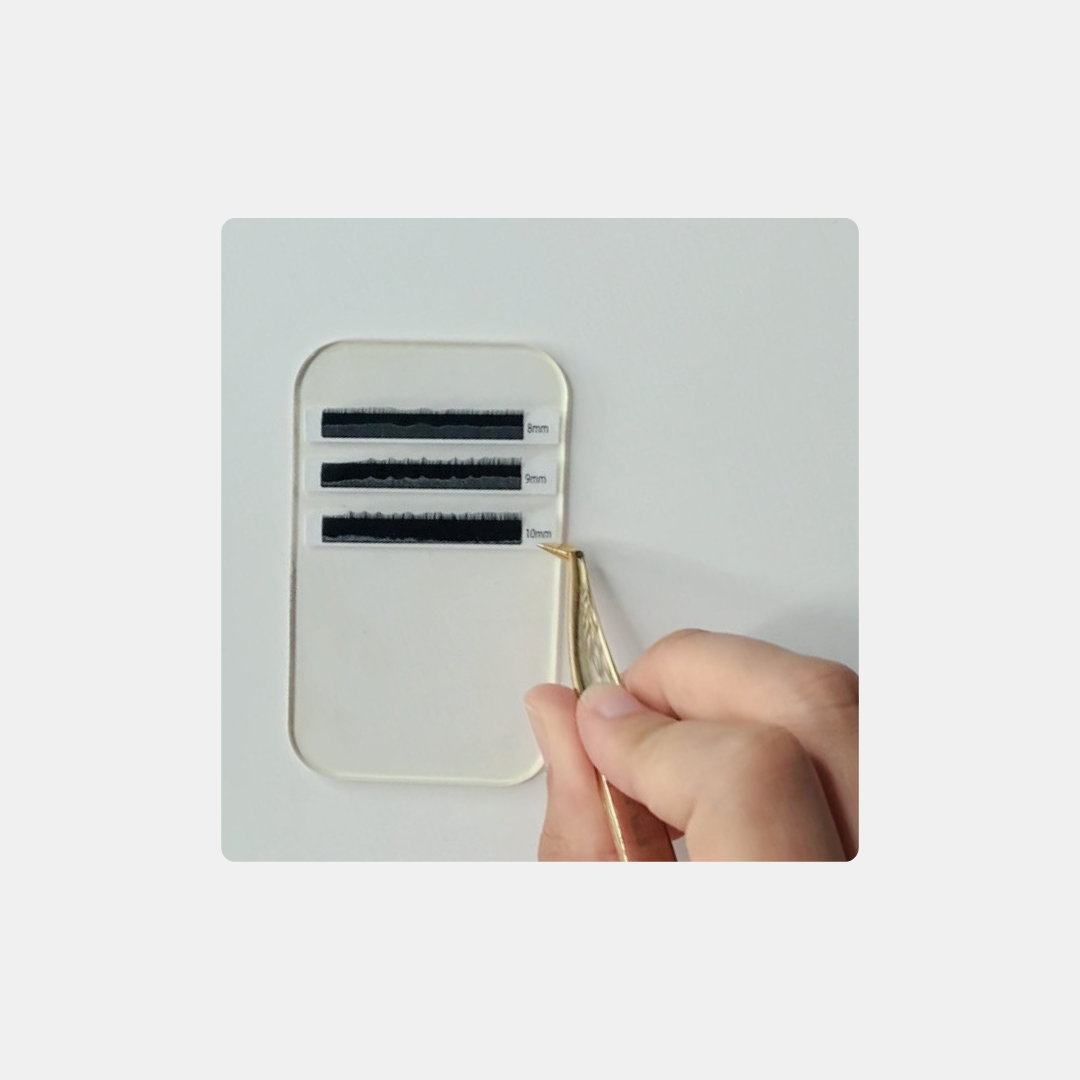 Silikontray | Ablage für Wimpernplatte | eckig Silikontray | Ablage für Wimpernplatte | eckig